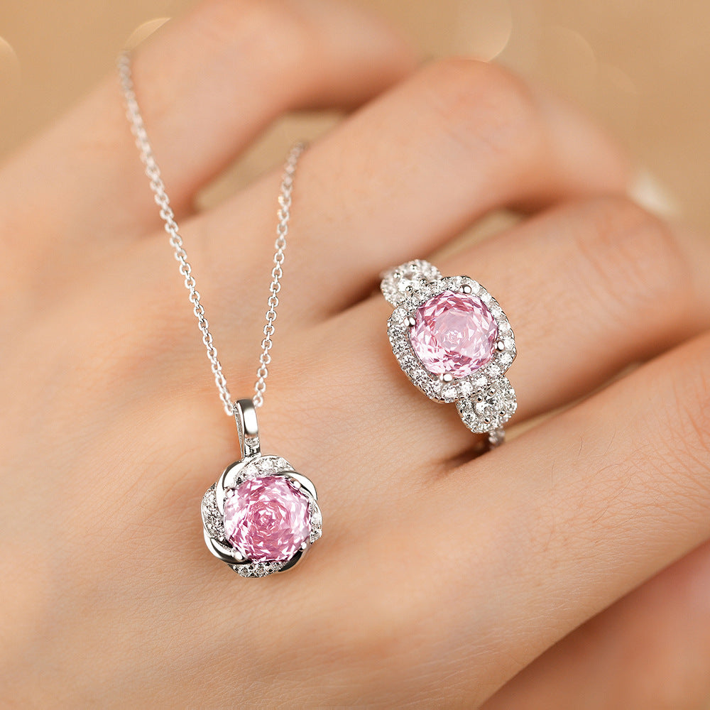 Faceted Grace Sparkling Necklace