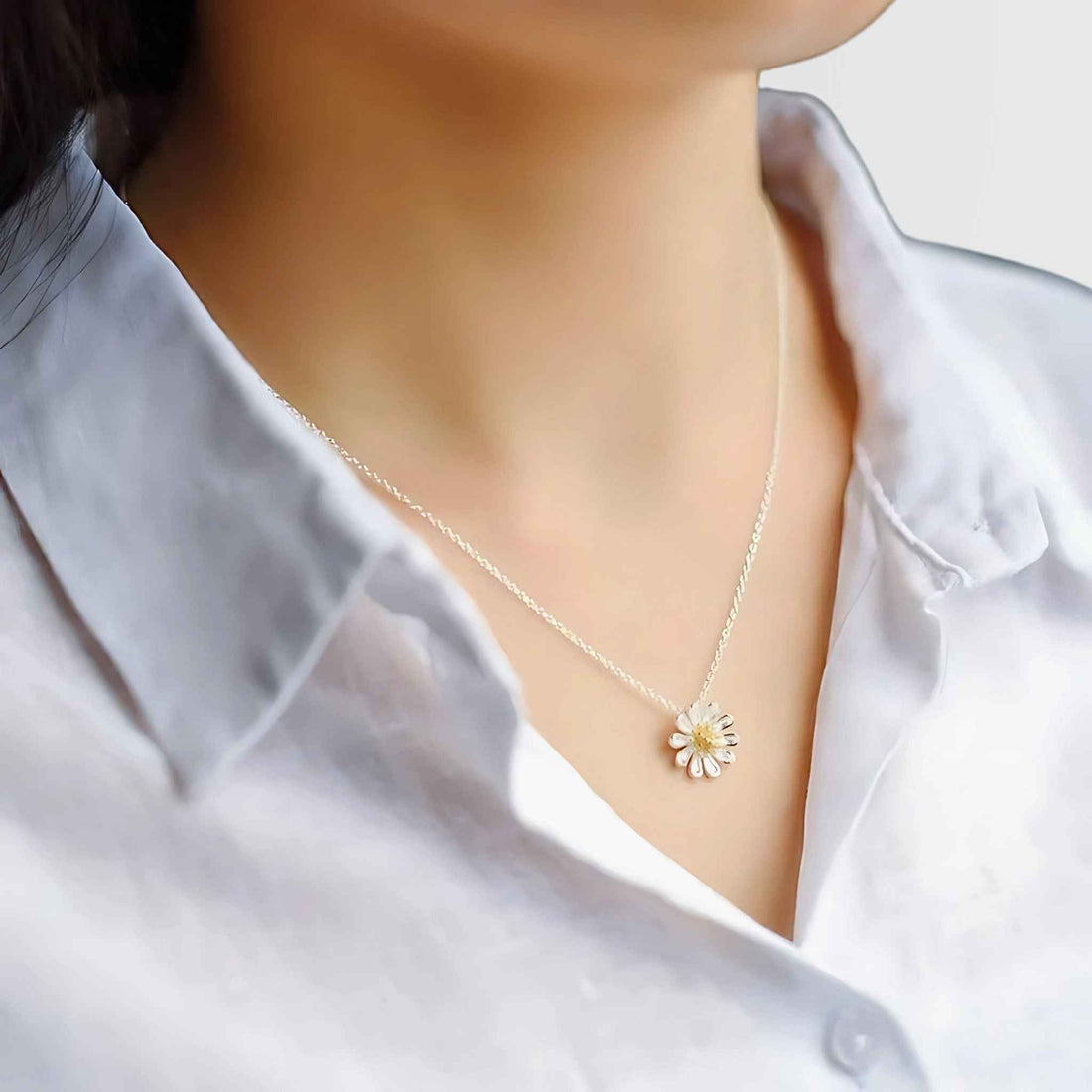 Your Time To Bloom Daisy Necklace - jewellery by BLINGLANE