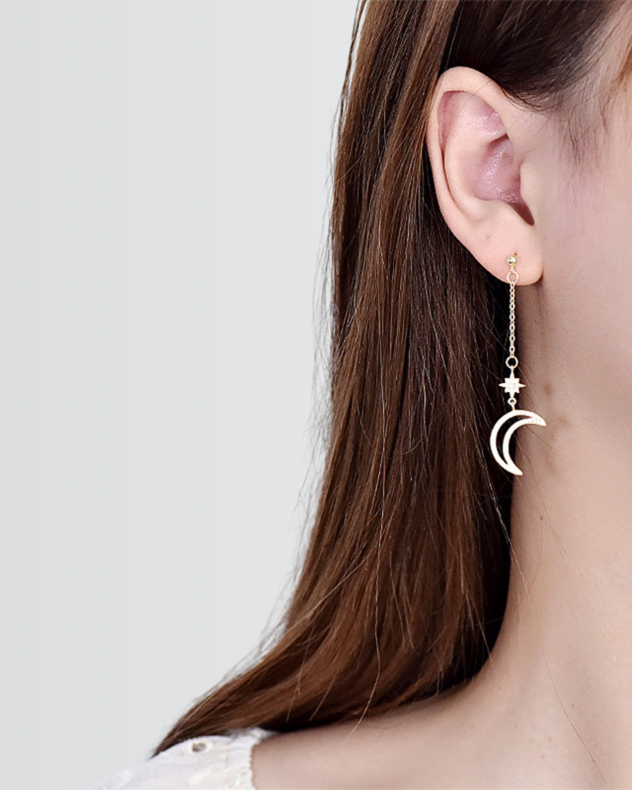 Cosmic Curve Elegant Earrings