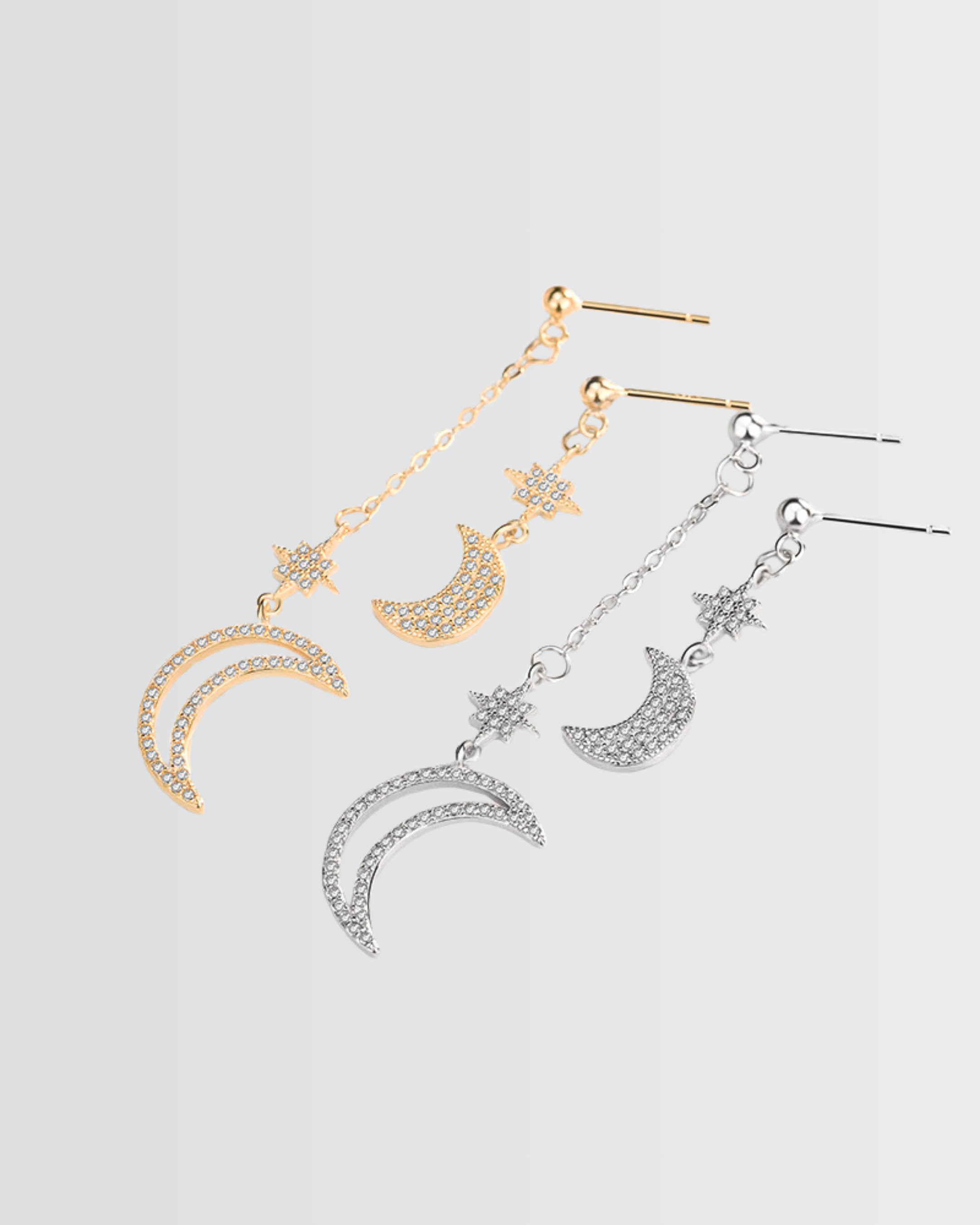 Cosmic Curve Elegant Earrings