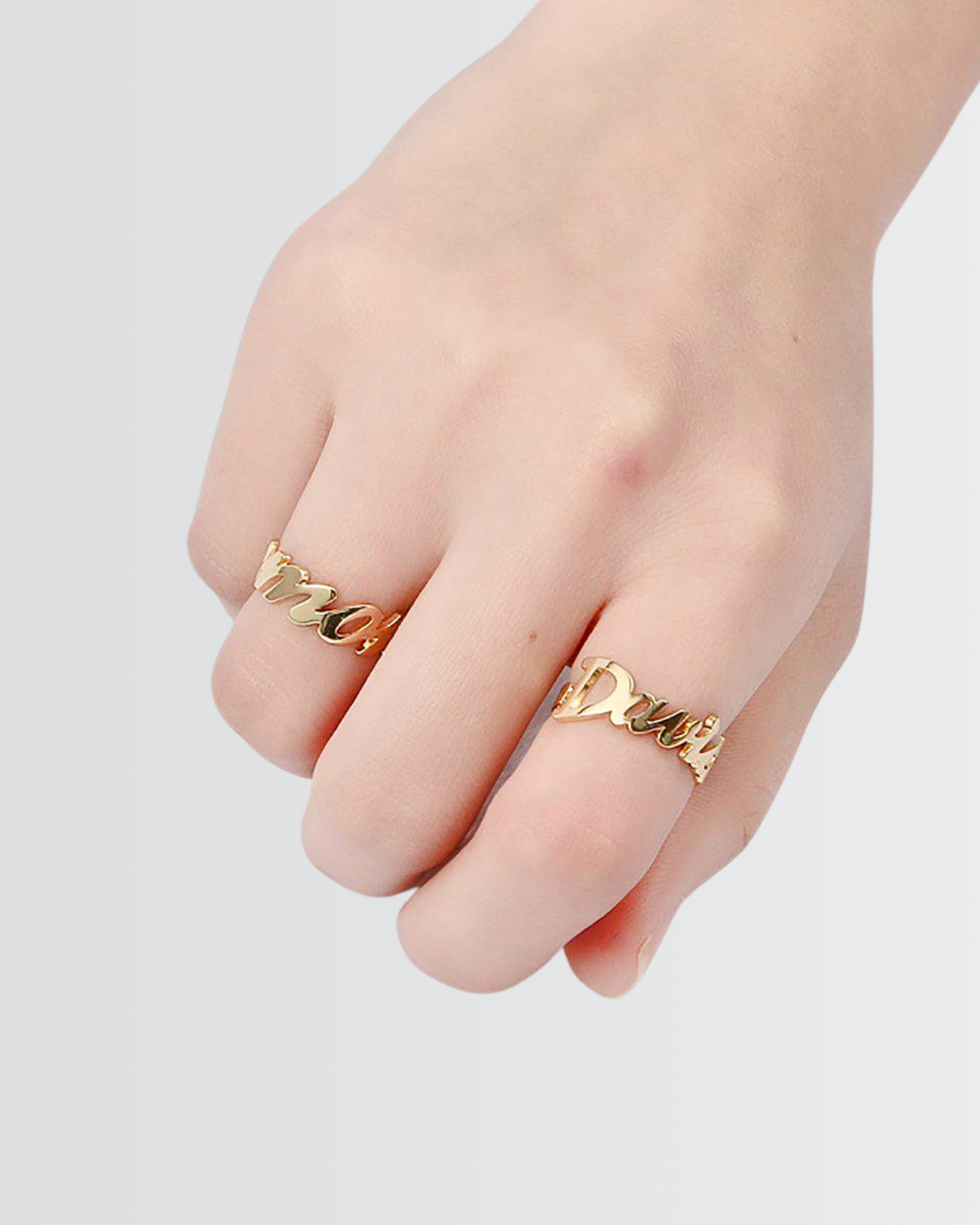 Personalize Your Name Bold Ring