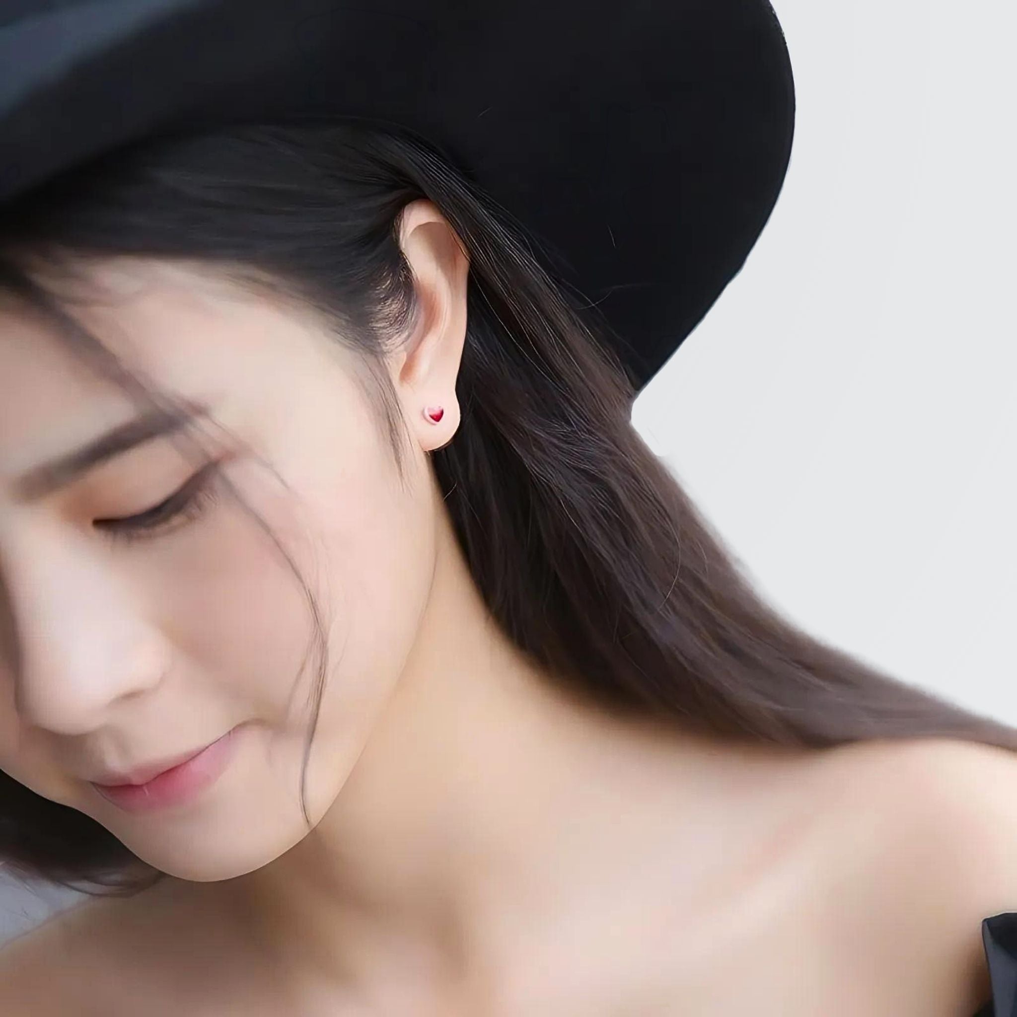 Mis pequeños pendientes de corazón