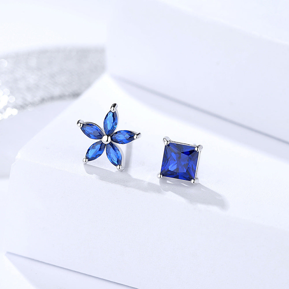 Boxed Bloom Blue Studs