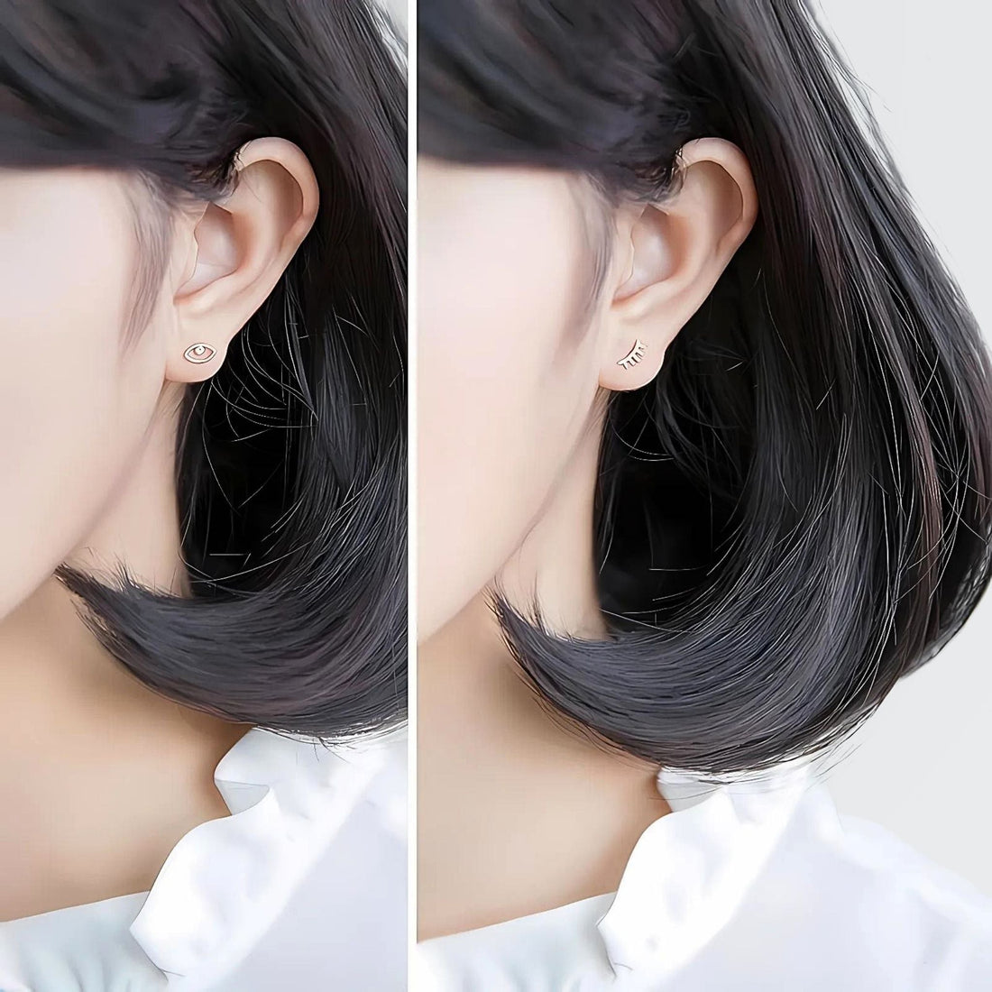 Pendientes con ojos brillantes