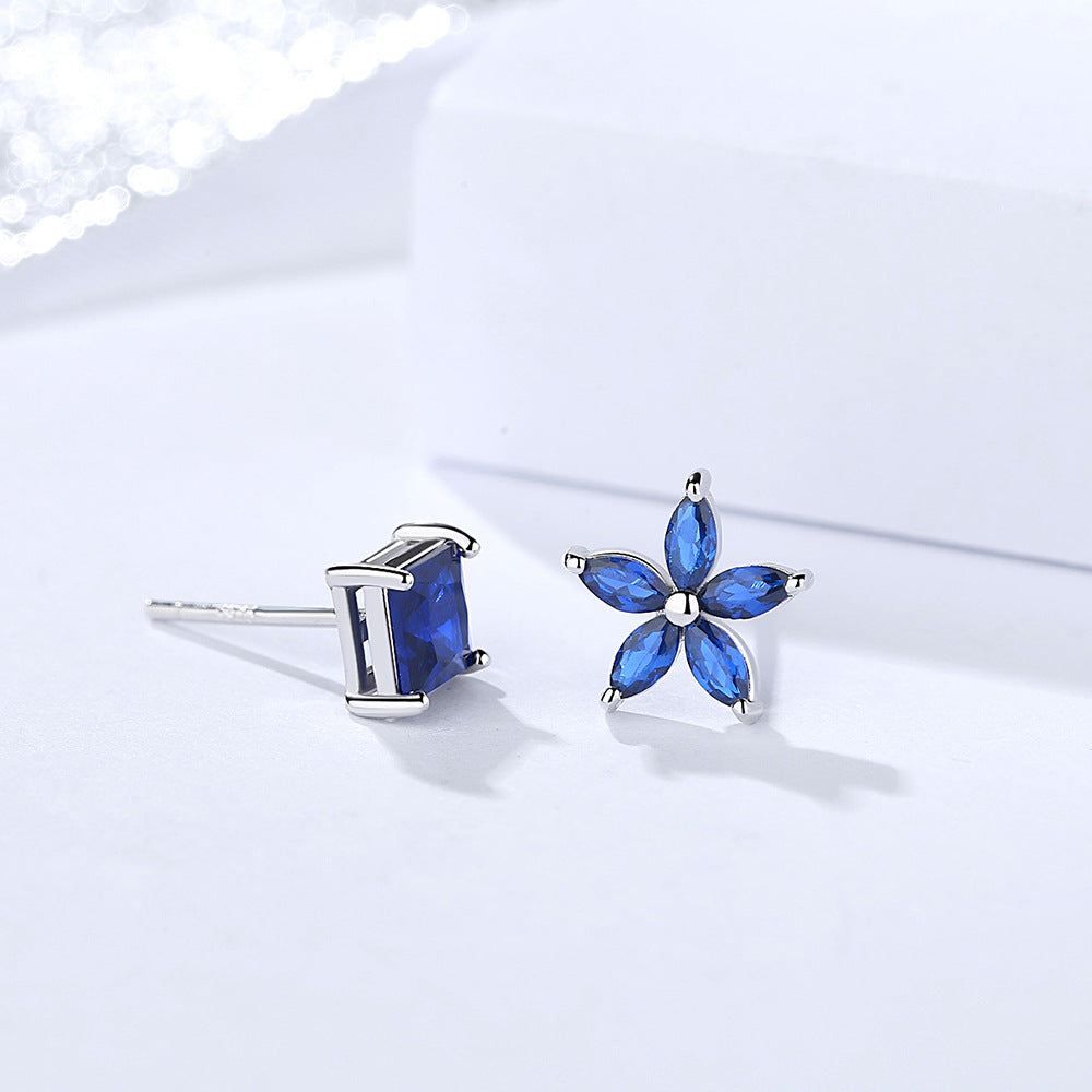 Boxed Bloom Blue Studs