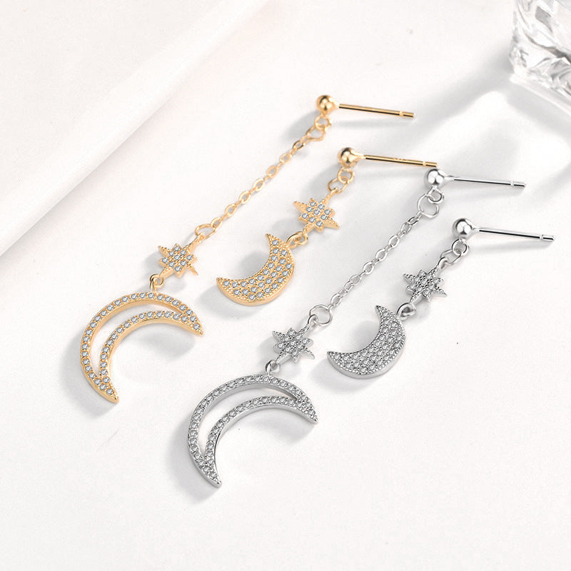 Cosmic Curve Elegant Earrings