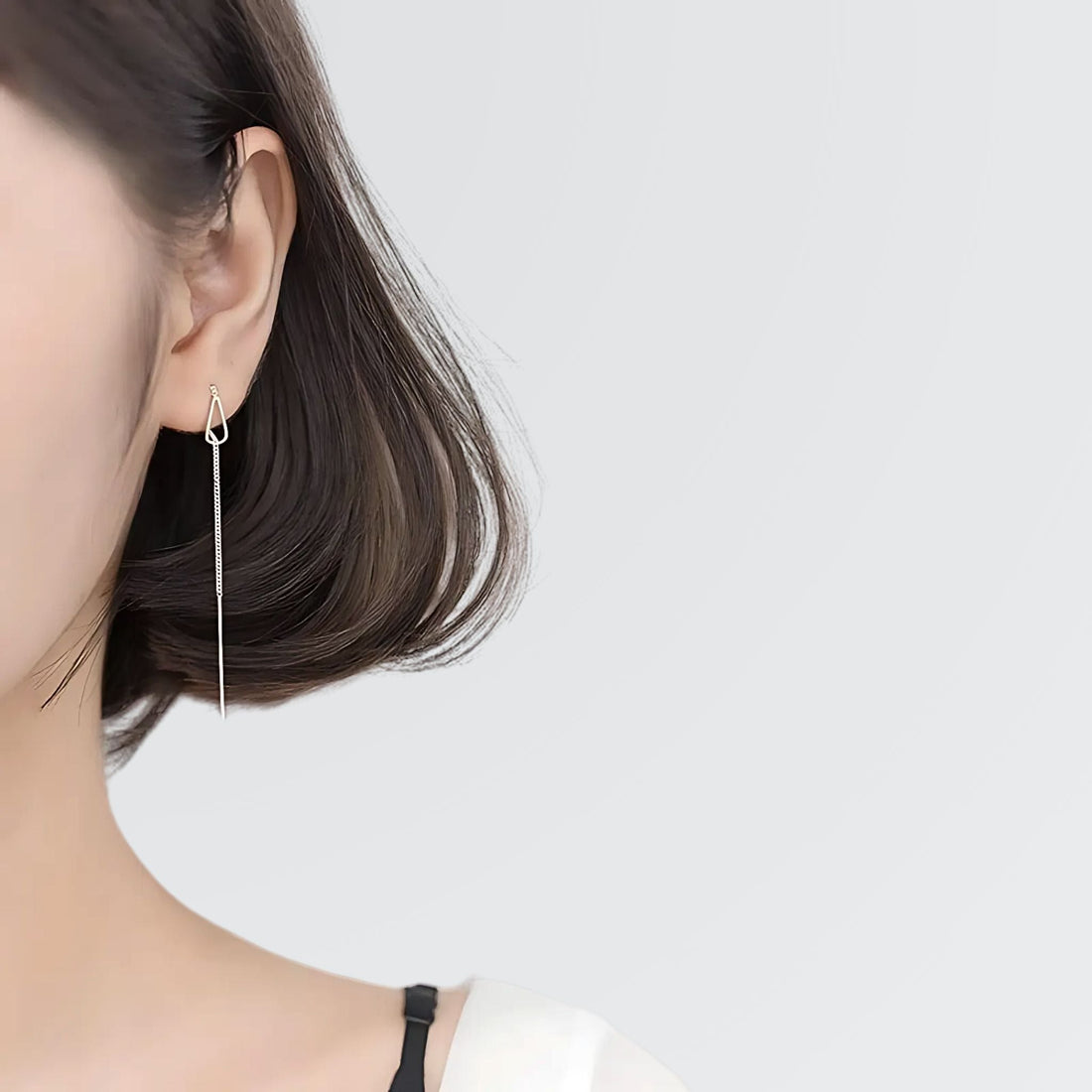 Pendientes colgantes con forma de aguja Aqua Pod