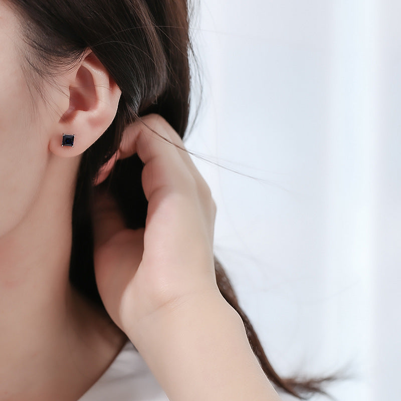 Boxed Bloom Blue Studs