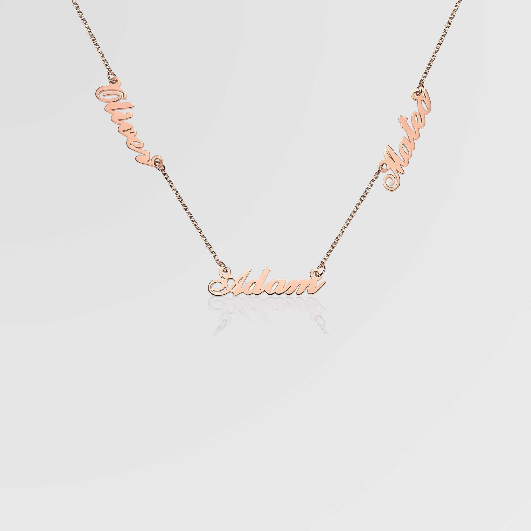 Collier personnalisé avec trois noms