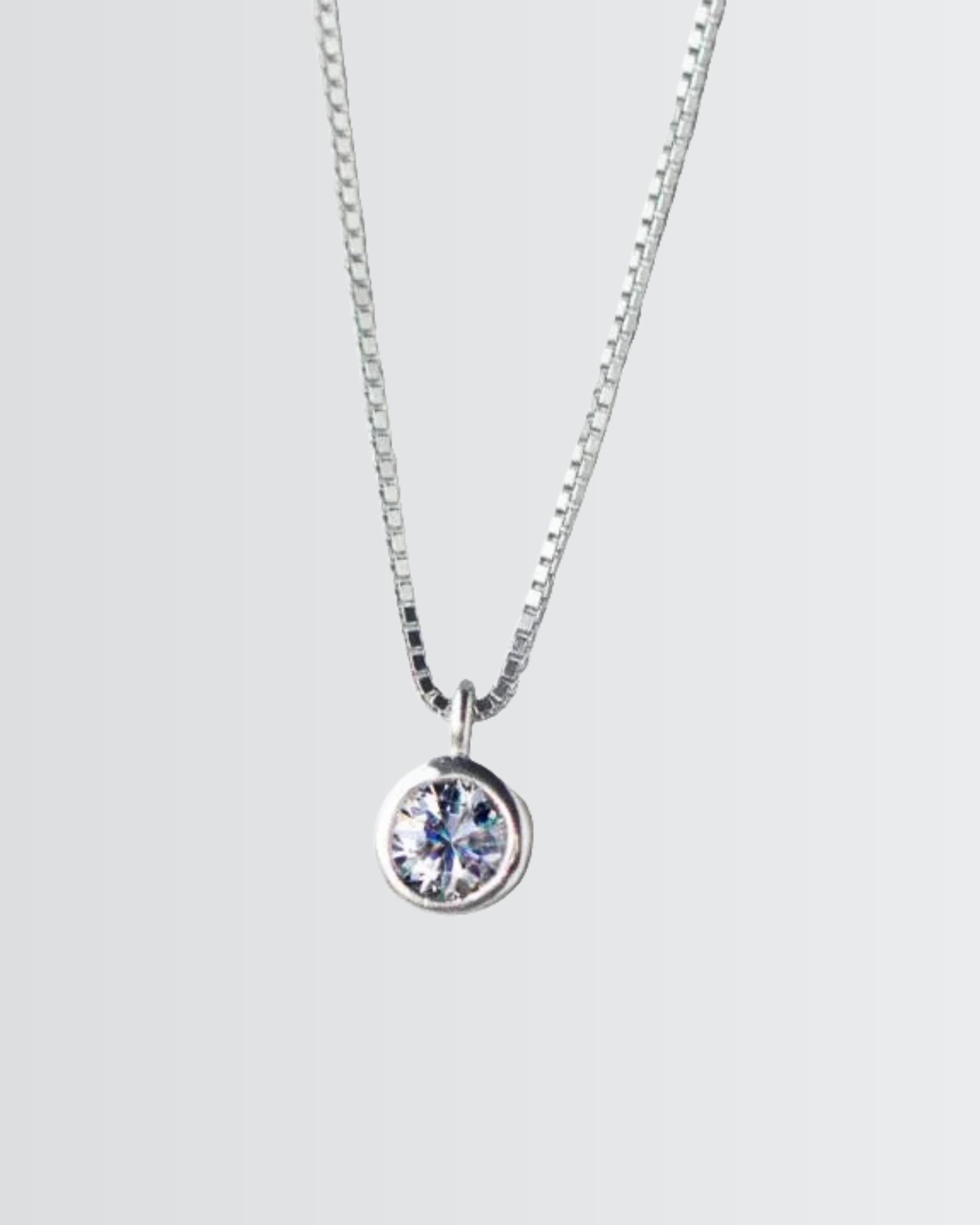 Classic Solitaire Necklace