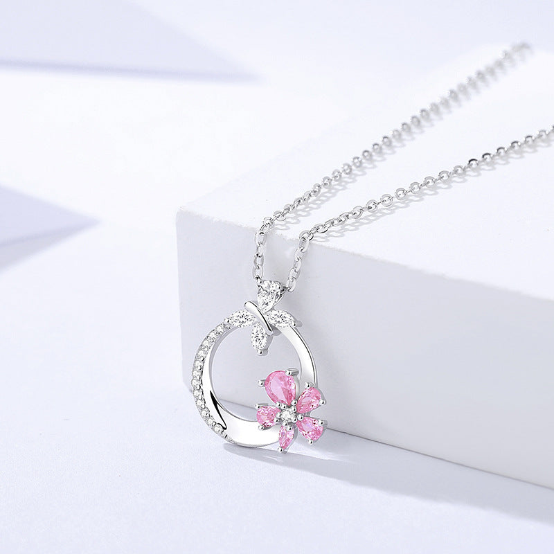 Butterfly Bloom Sparkle Necklace