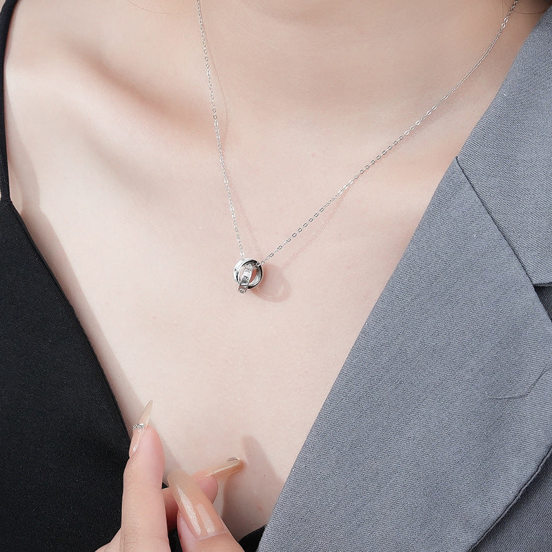 Ringed Together Forever Couple Necklace