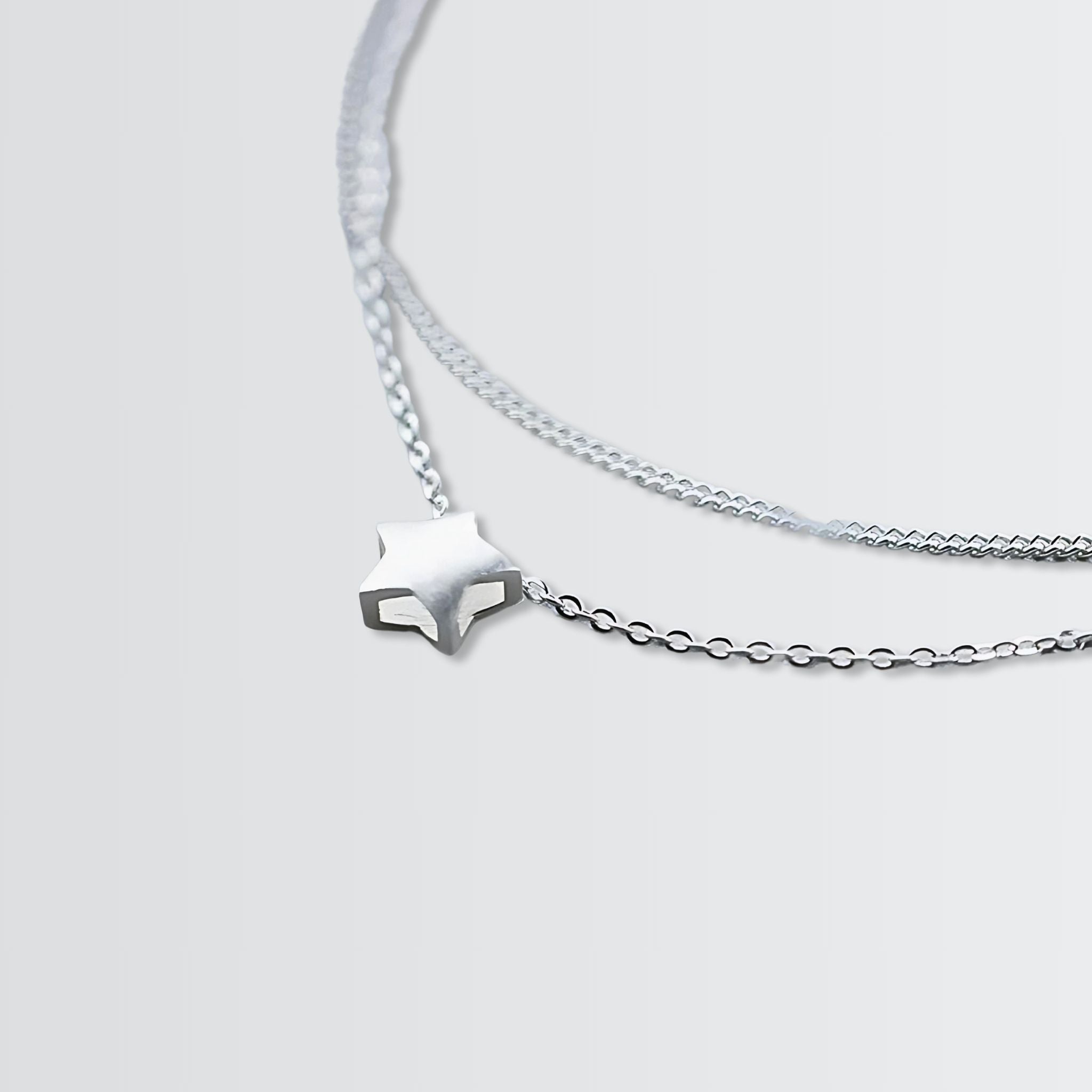 Bracelet de cheville à plusieurs niveaux Starlight