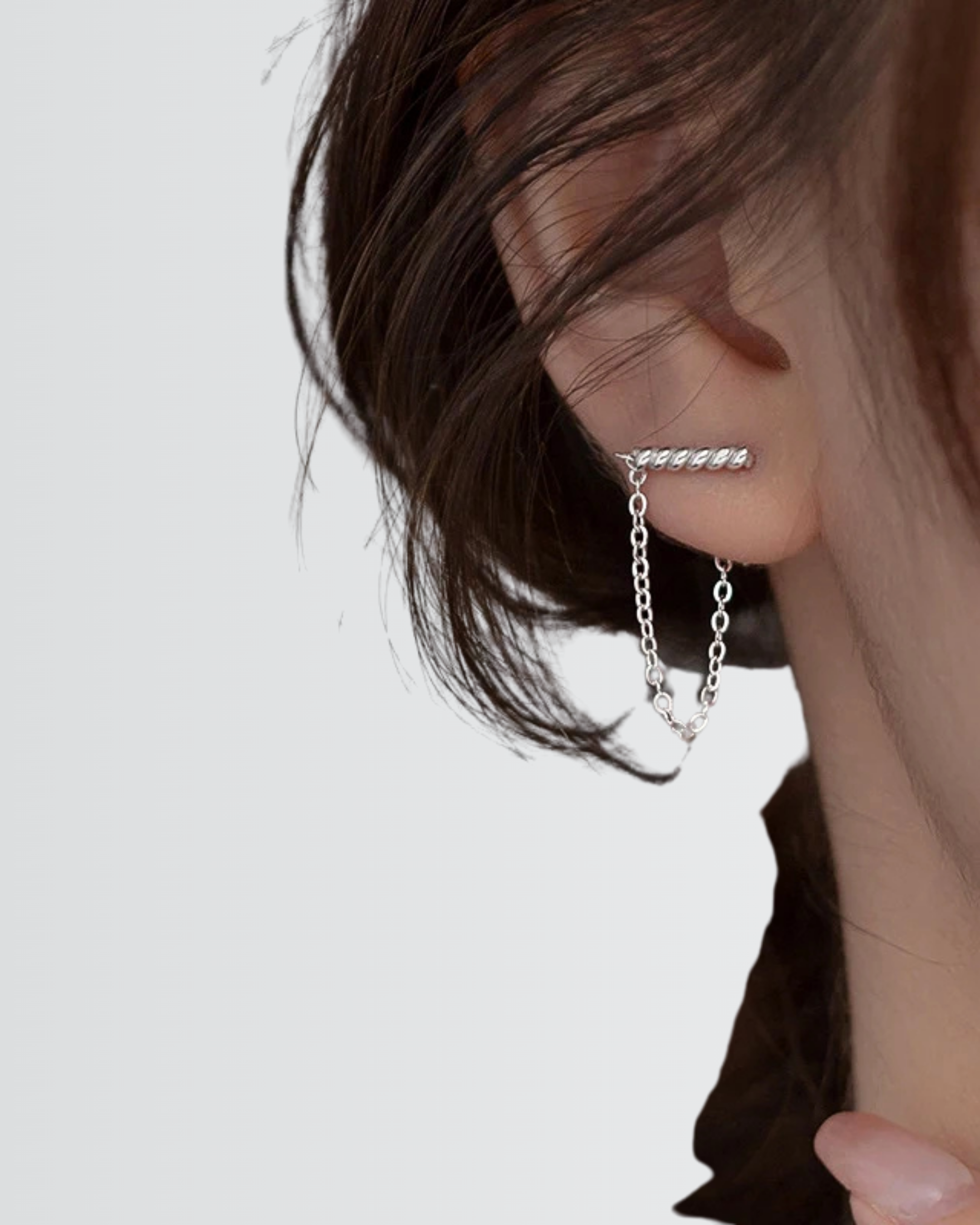 Twisted Spark Chain Earrings