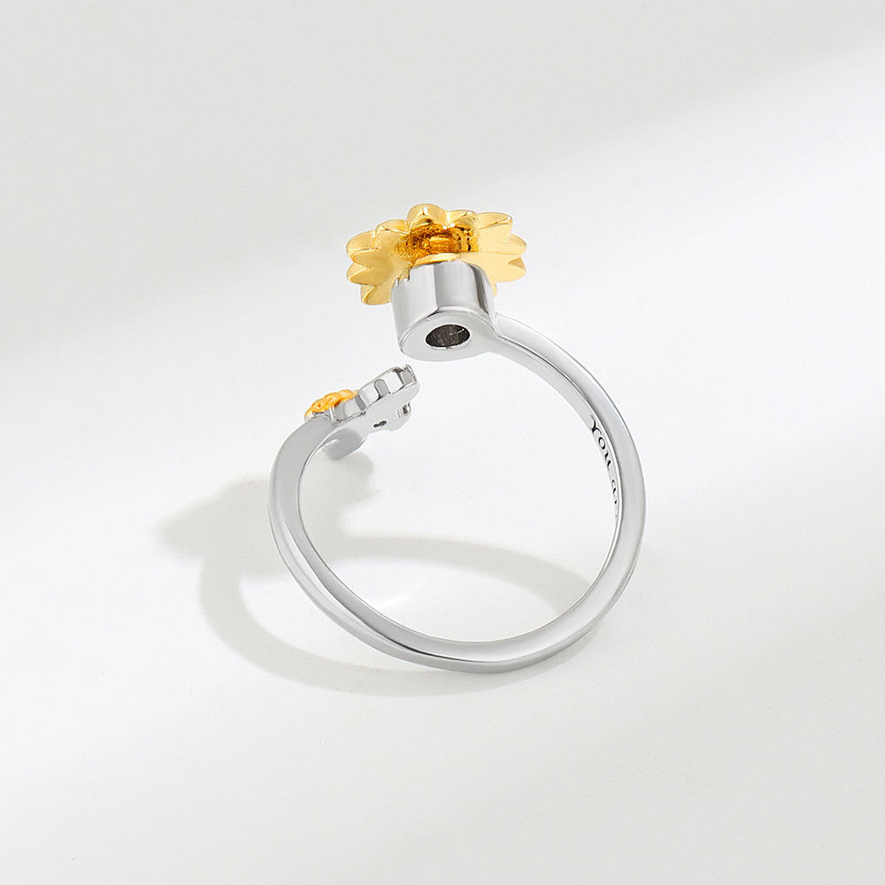 Bee Kind Bloom Bright Spinner Ring