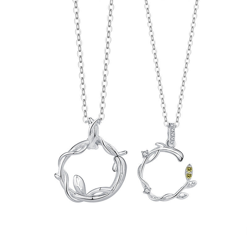 Tangled In Love Forever Couple Necklace