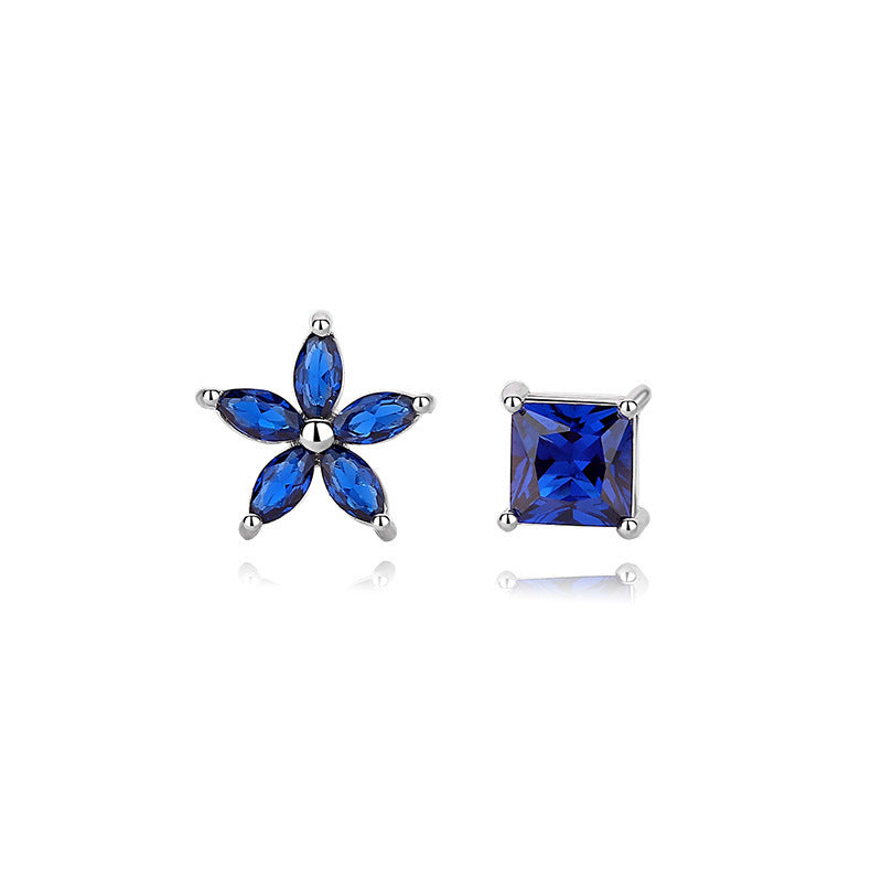 Boxed Bloom Blue Studs