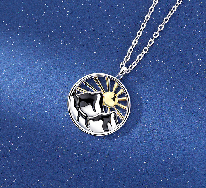 Chasing Horizons Together Couple Necklace