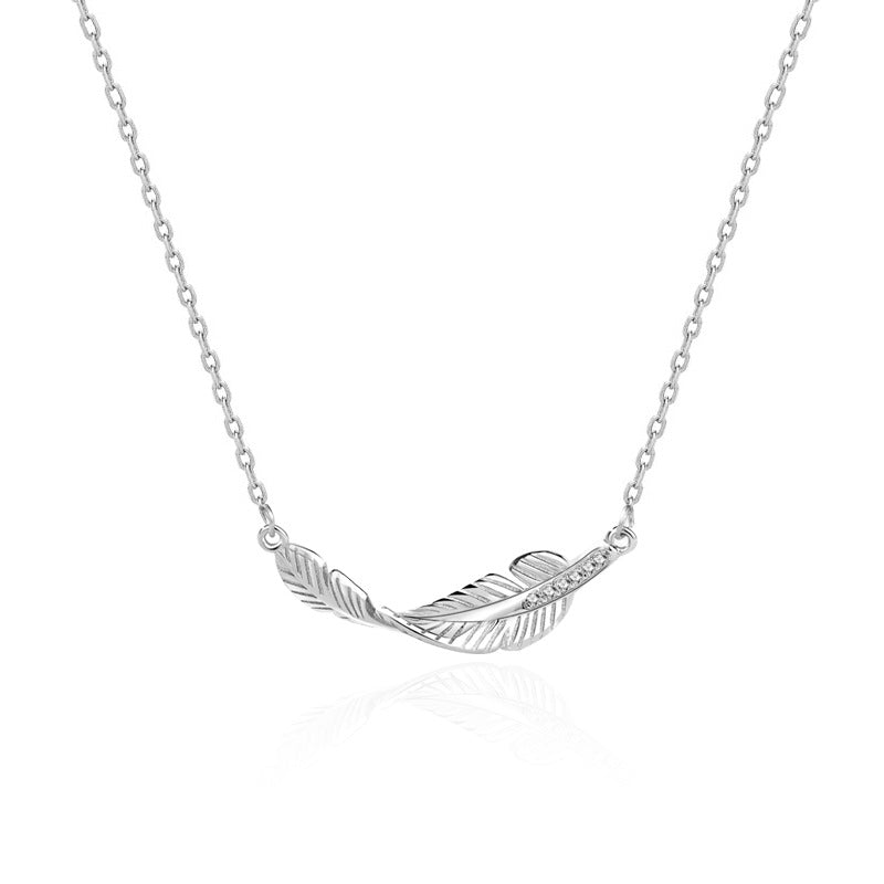Fallen for You Feather Necklace