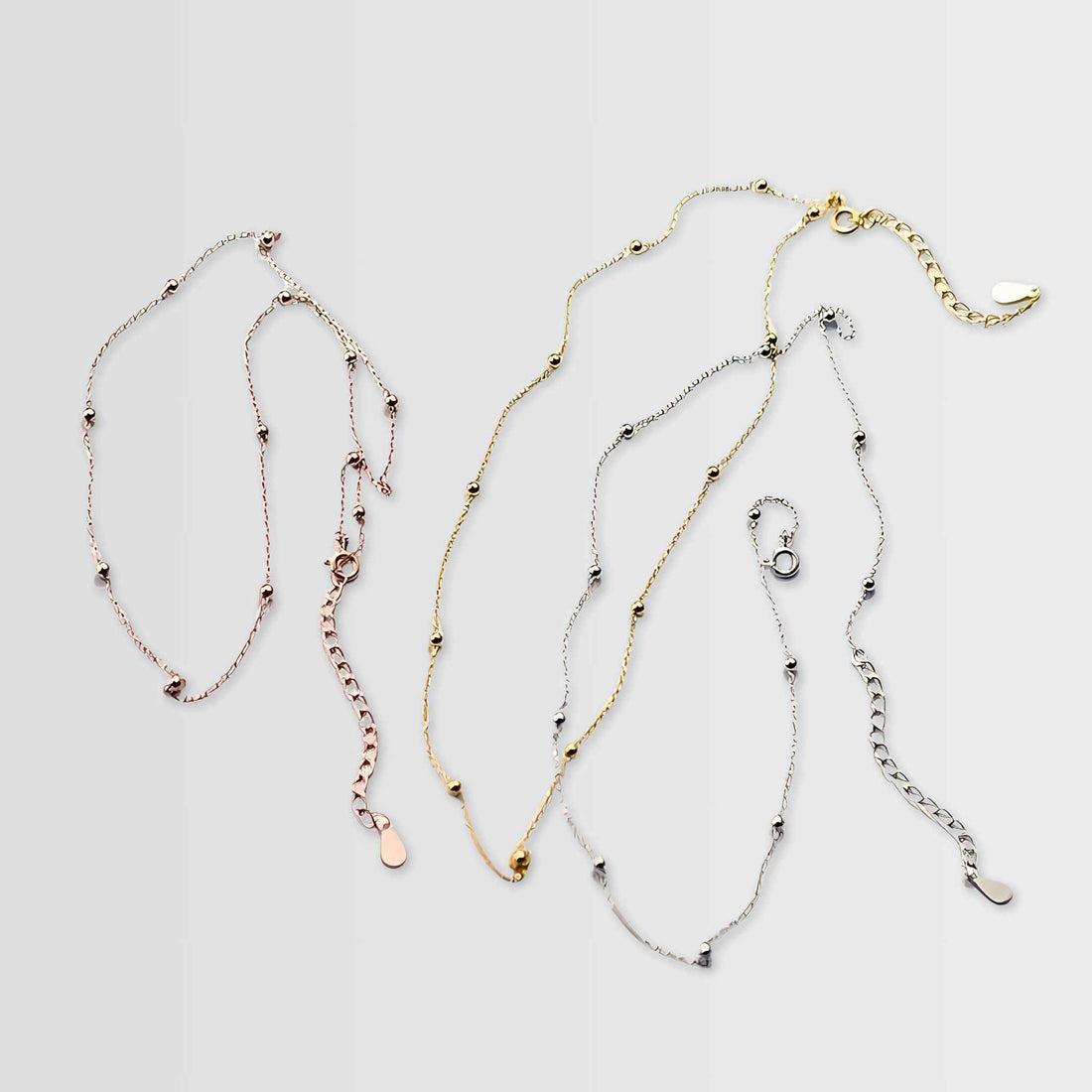 Minimal Beads Neck Chain - jewellery by BLINGLANE