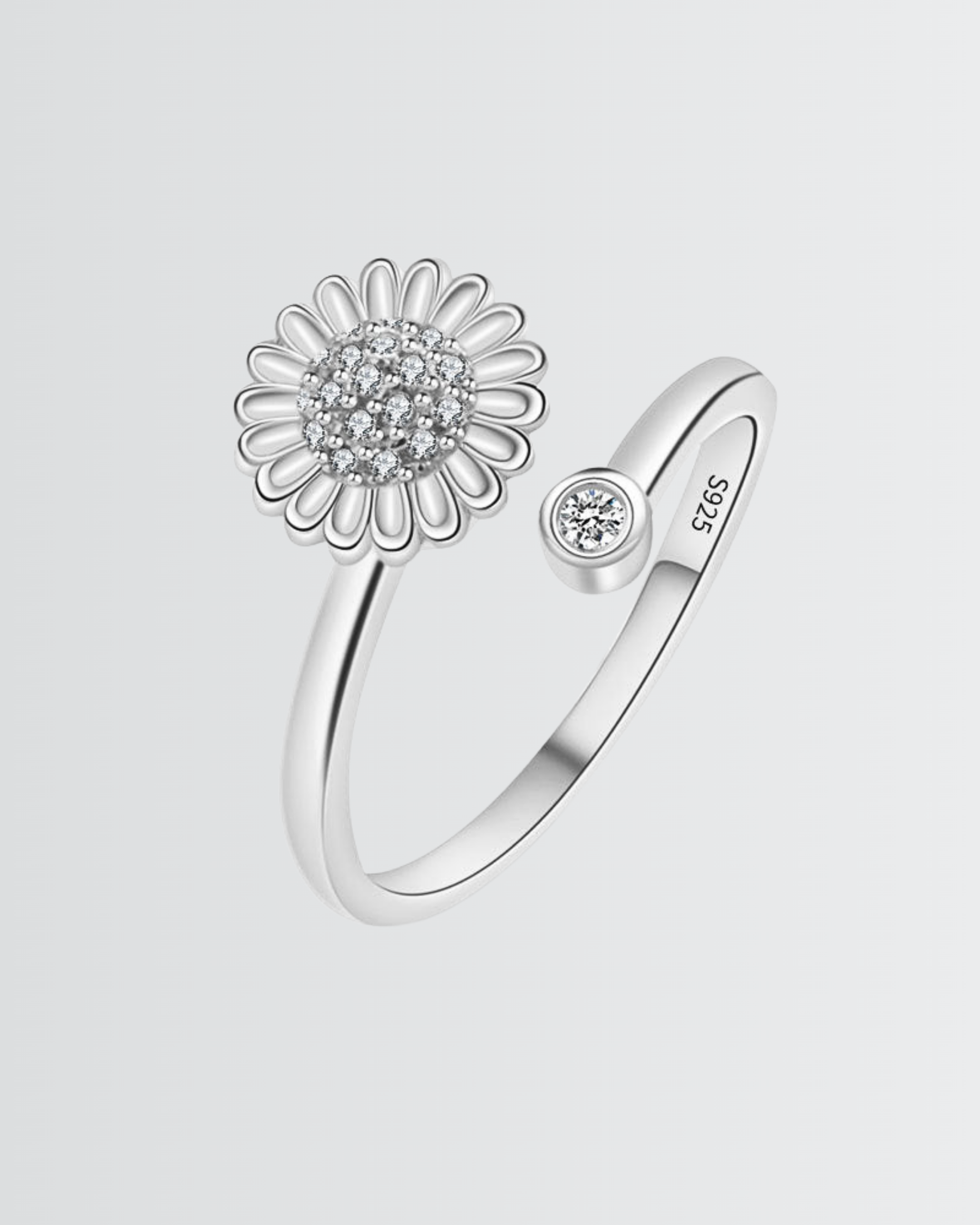 Blooming Daisy Spinner Ring