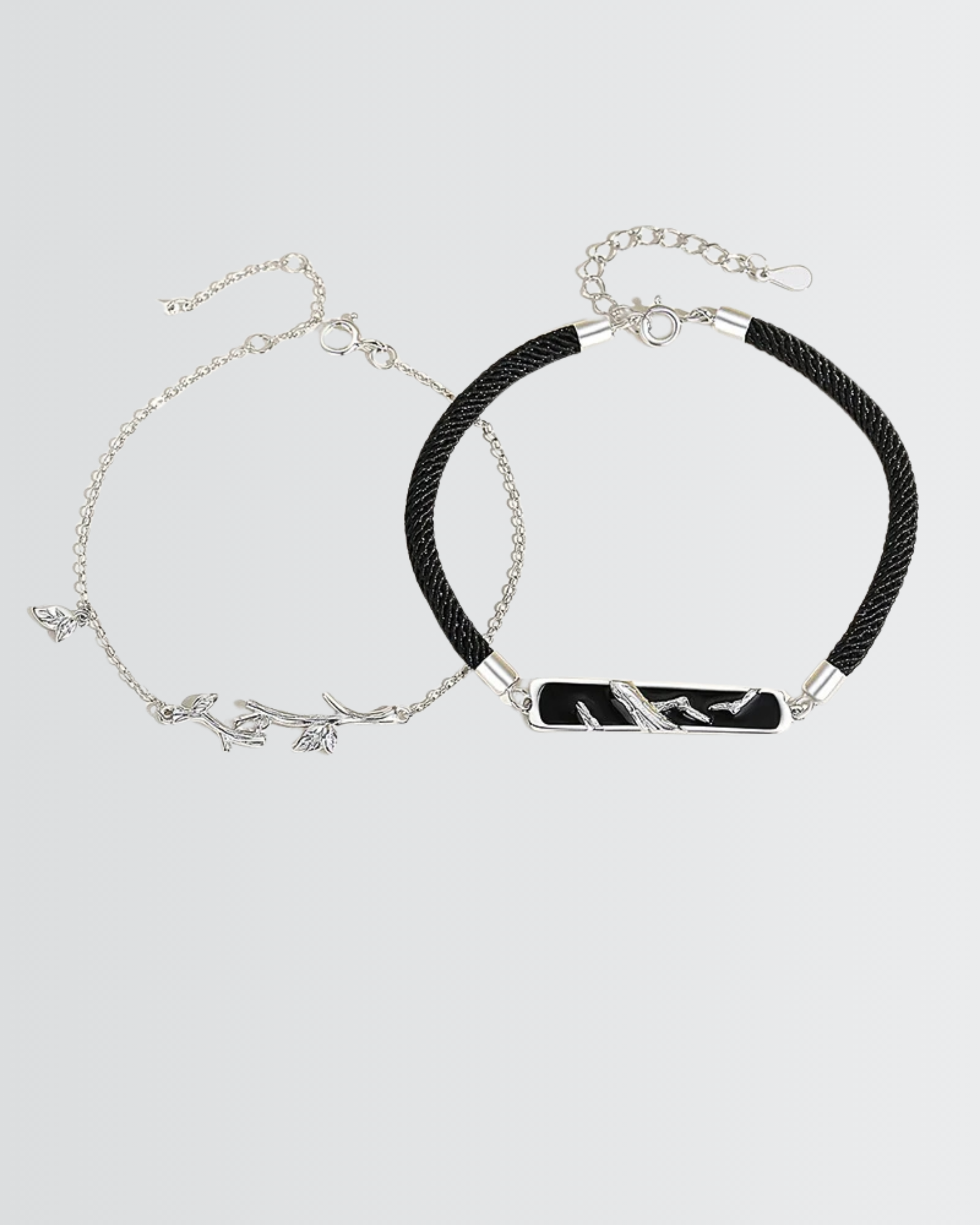 Branching Together Couple Bracelet