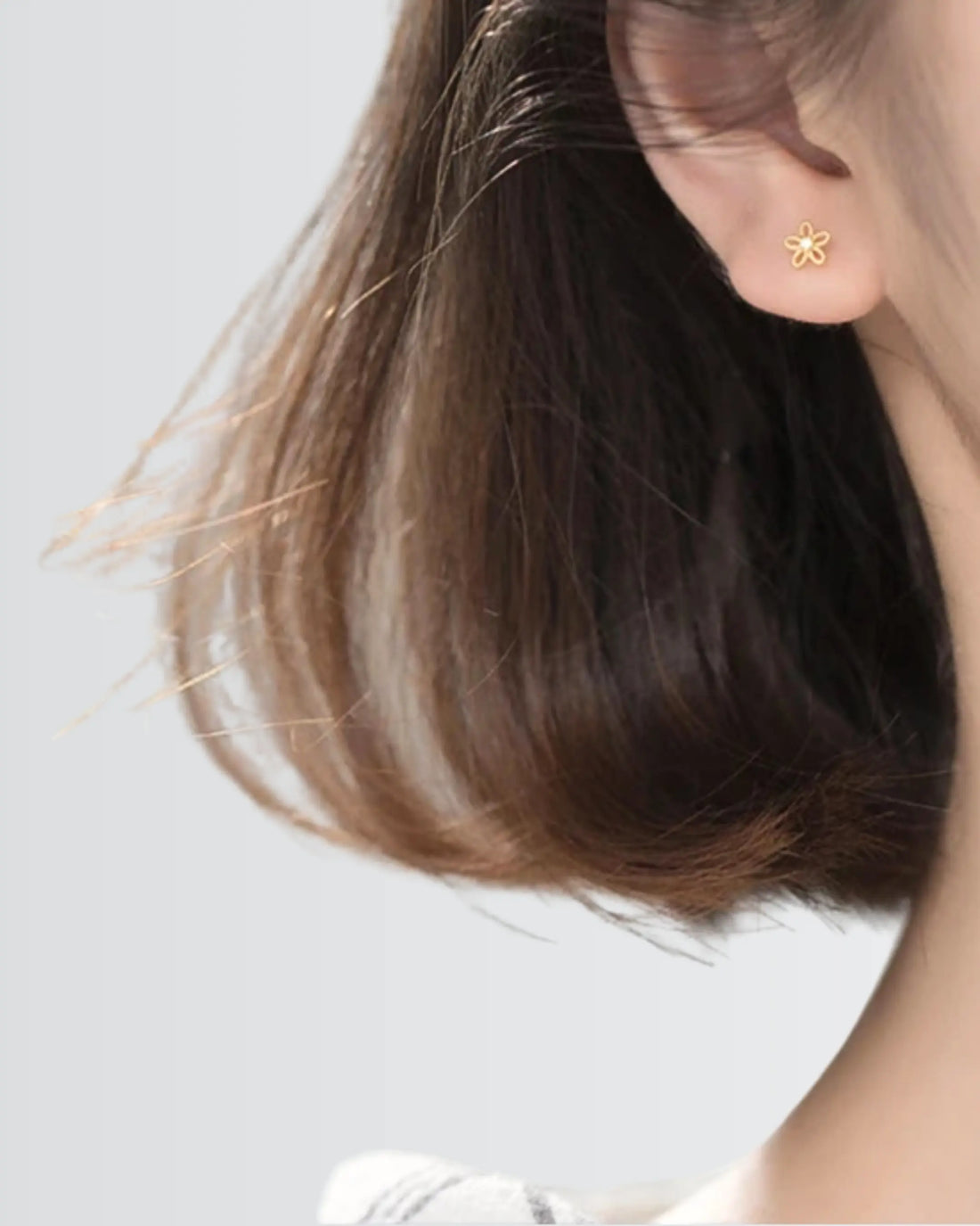 Bloomlight Mini Studs - Silver Earrings by BLINGLANE