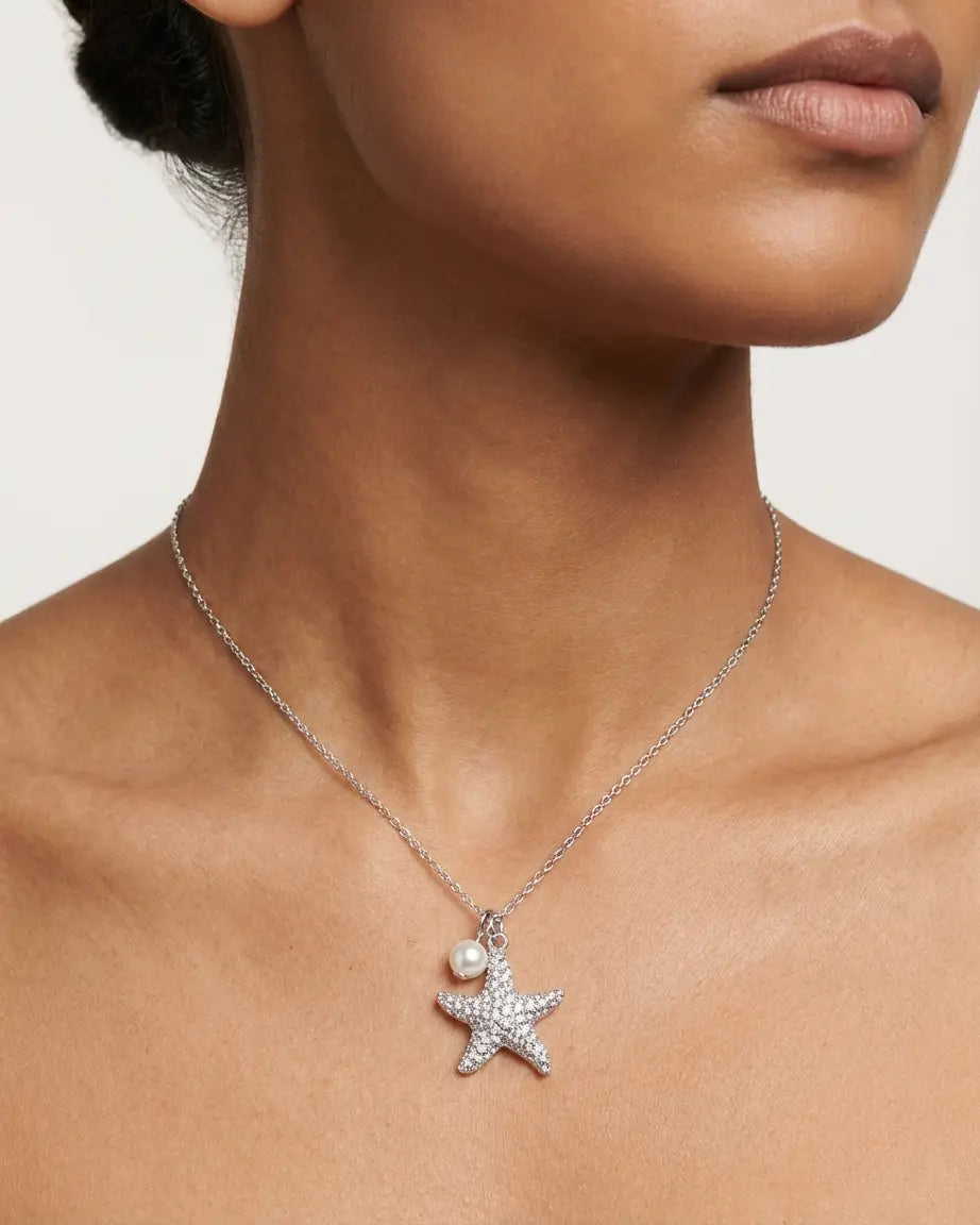 Destined To Shine Minimal Necklace - Silver Necklace by BLINGLANE