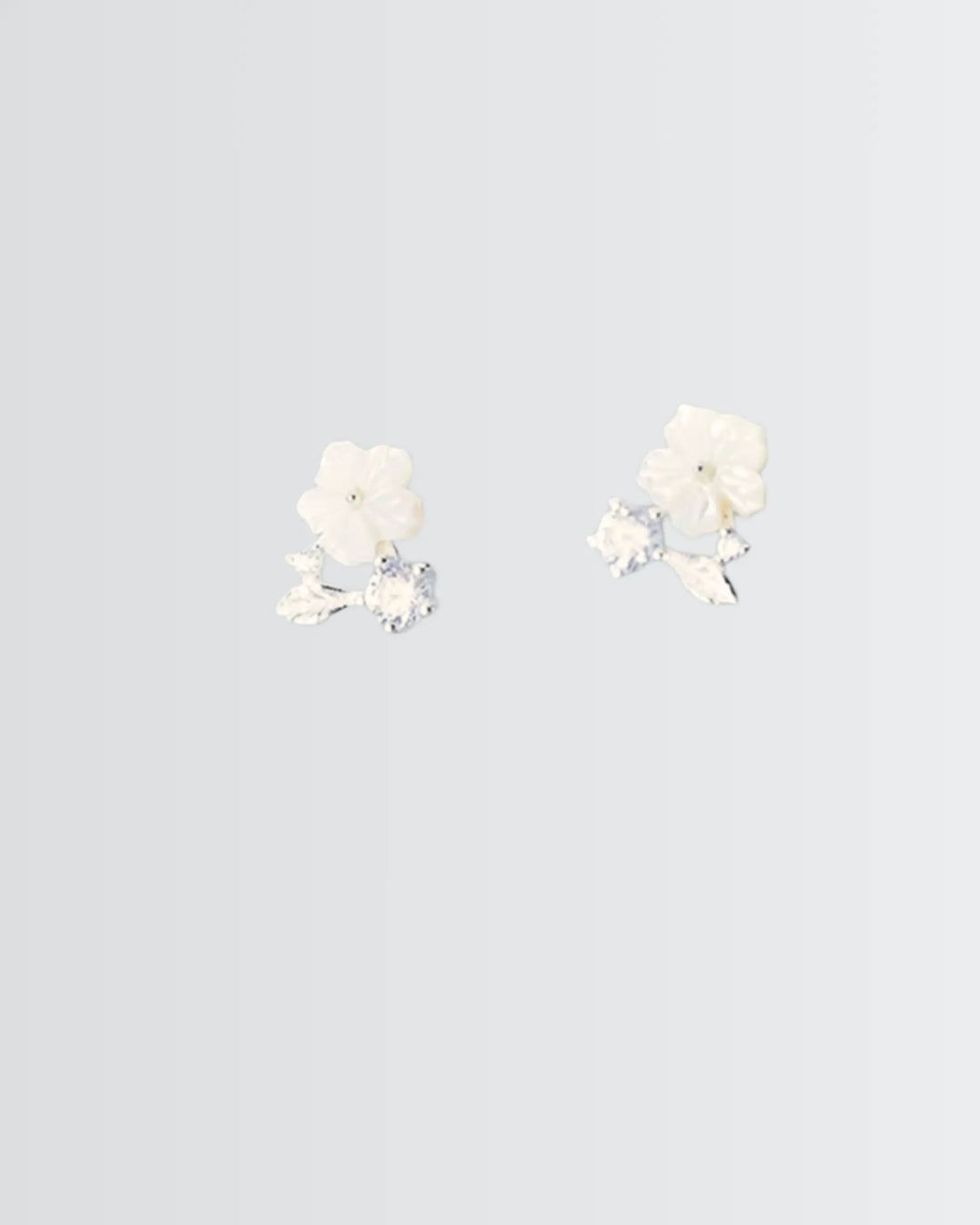 Efflorescence Mini Studs - Silver Earrings by BLINGLANE