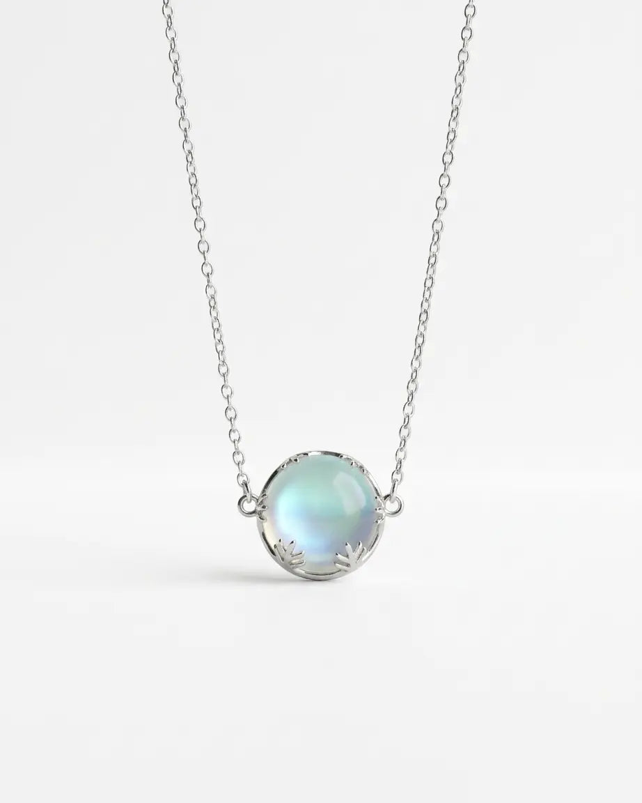Elite Aurora Necklace - Silver Necklace by BLINGLANE
