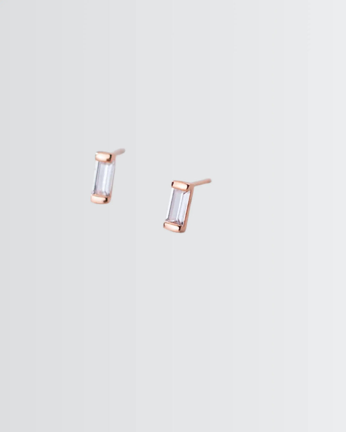 Fine Edge Elite Studs - Silver Earrings by BLINGLANE