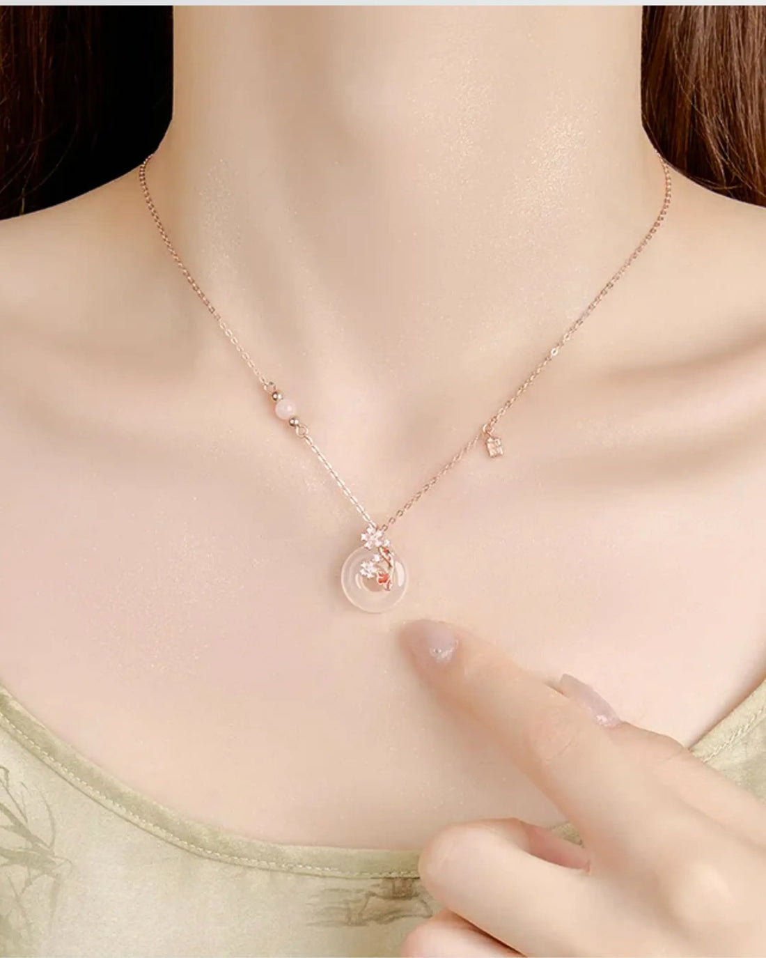 Fortune In Flow Koi Necklace - Silver Necklace by BLINGLANE