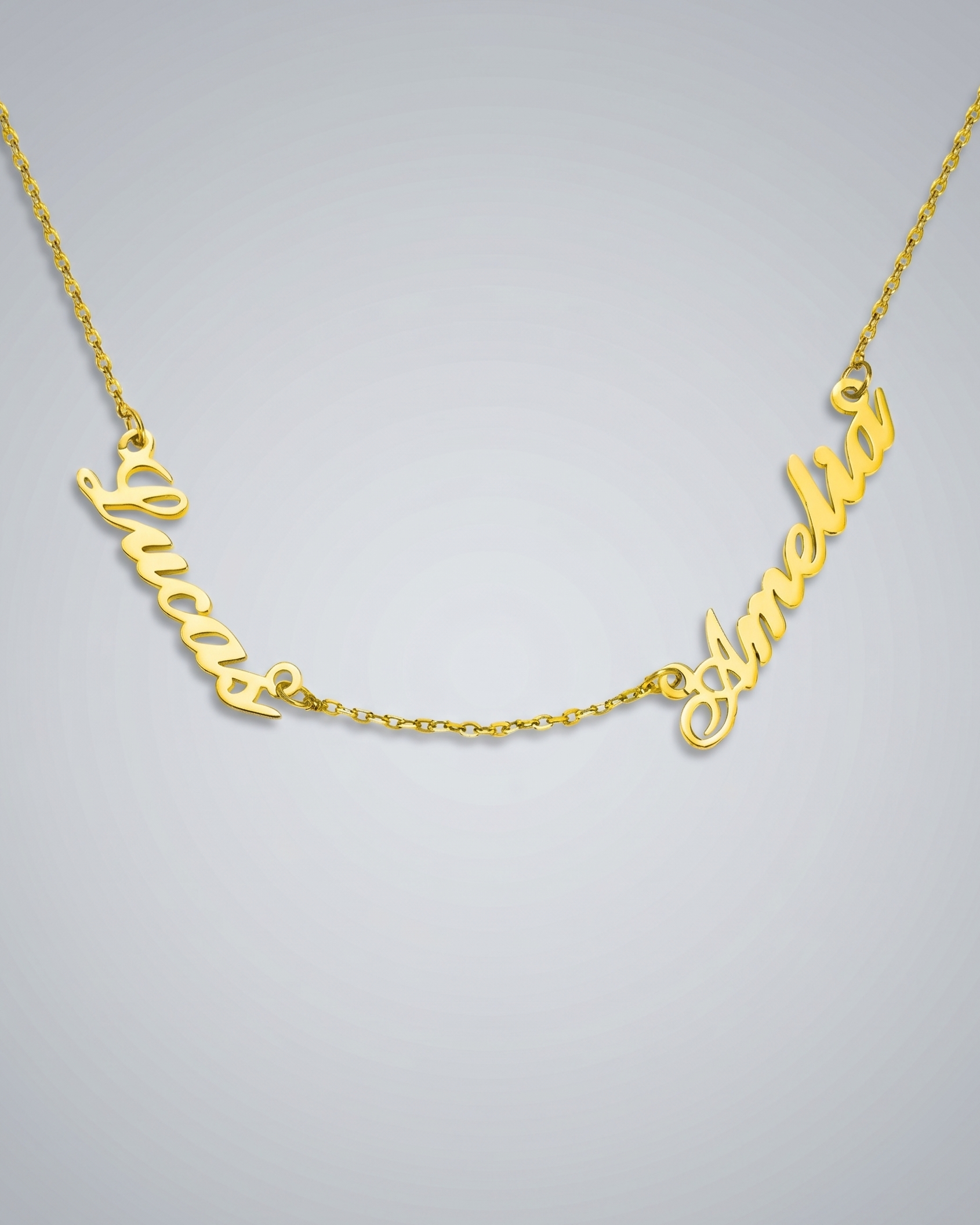 Personalize Two Names Necklace - jewellery by BLINGLANE