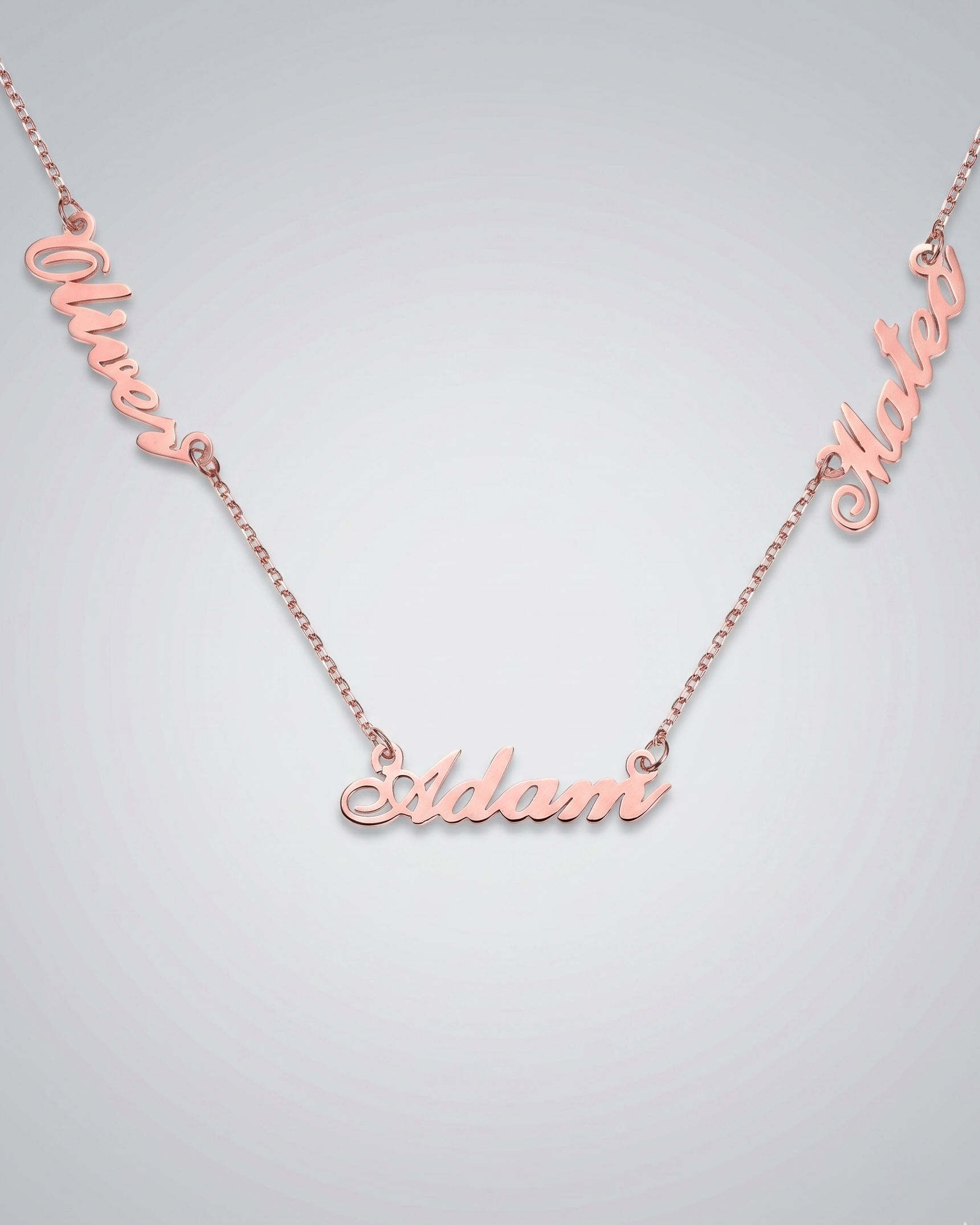 Personalize Three Names Necklace - jewellery by BLINGLANE