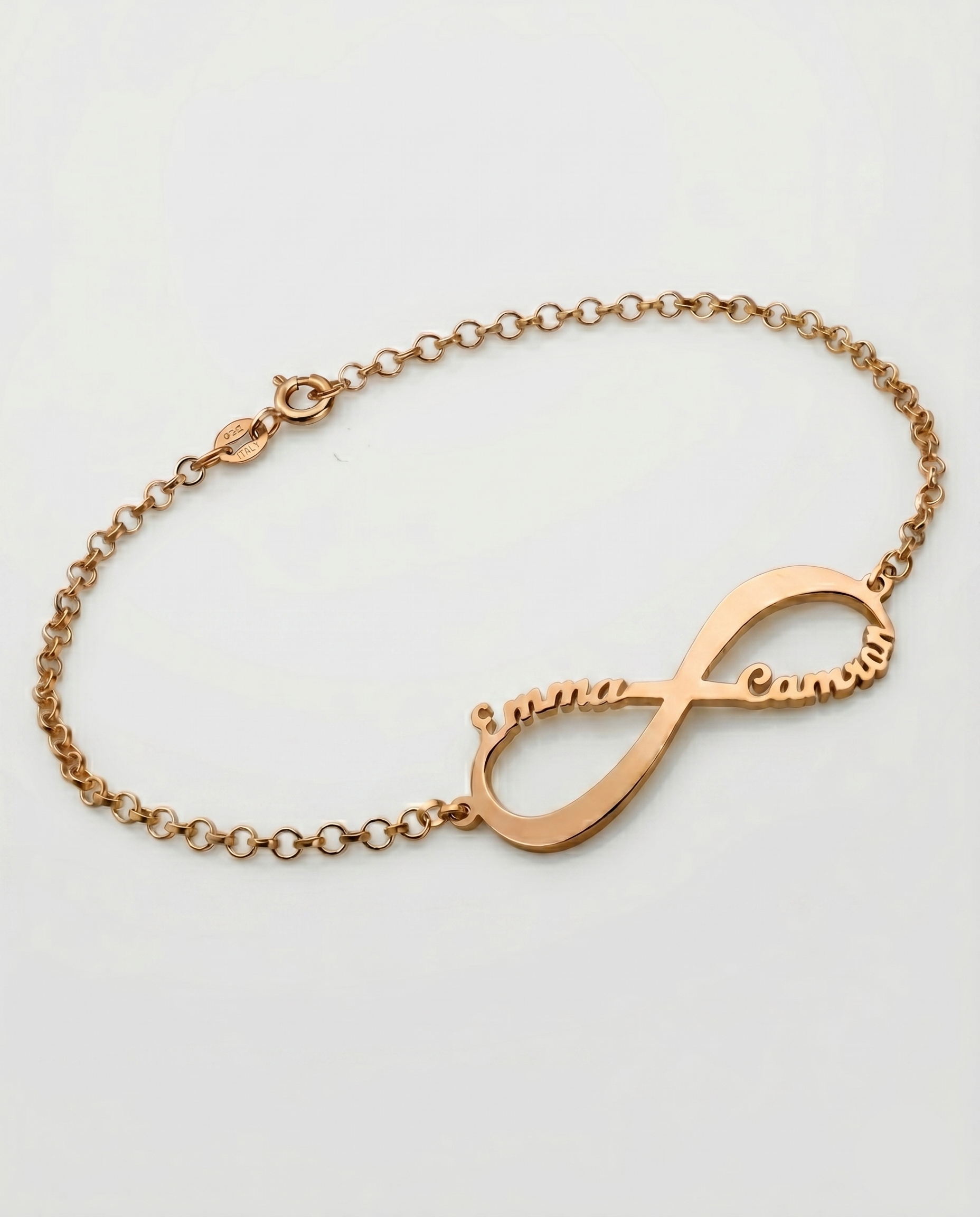 Personalize Your Names Infinity Bracelet - jewellery by BLINGLANE