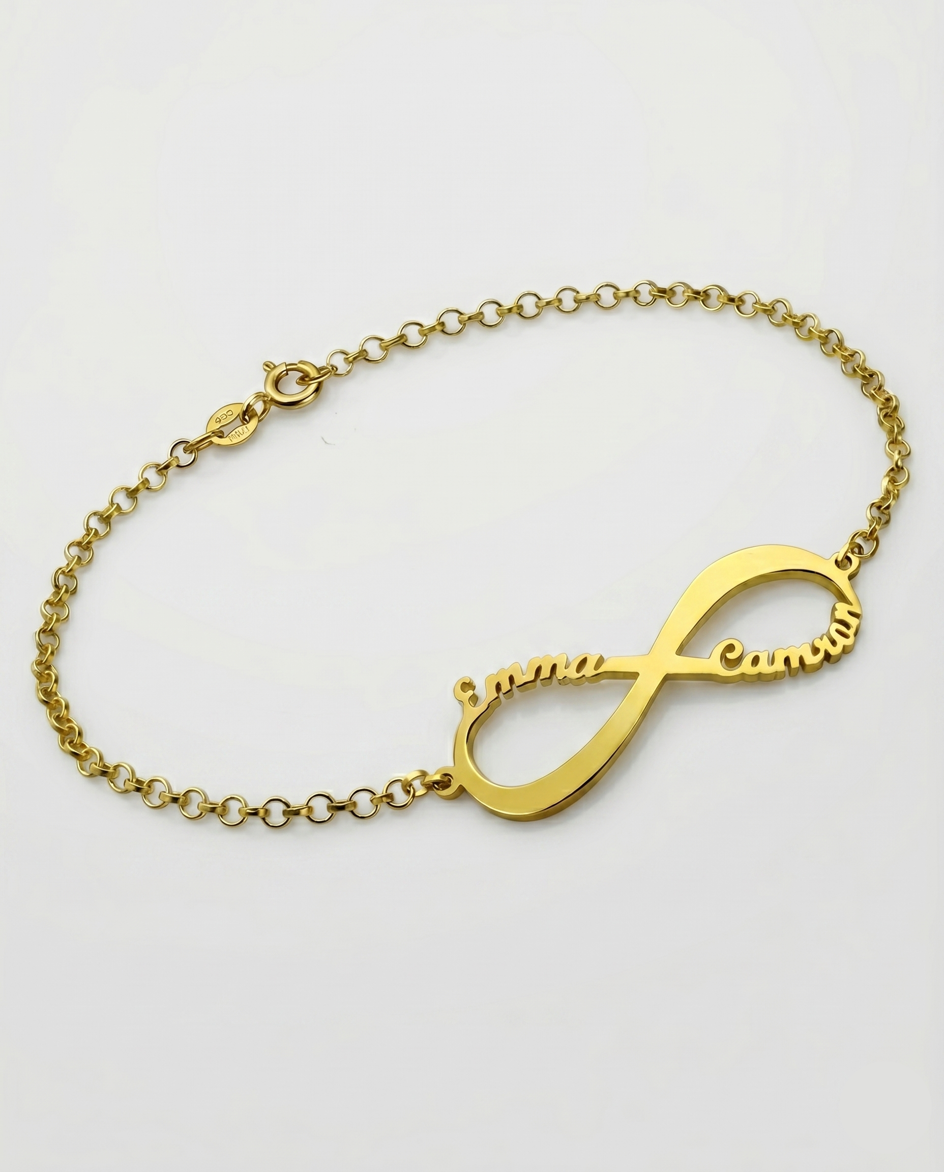 Personalize Your Names Infinity Bracelet - jewellery by BLINGLANE
