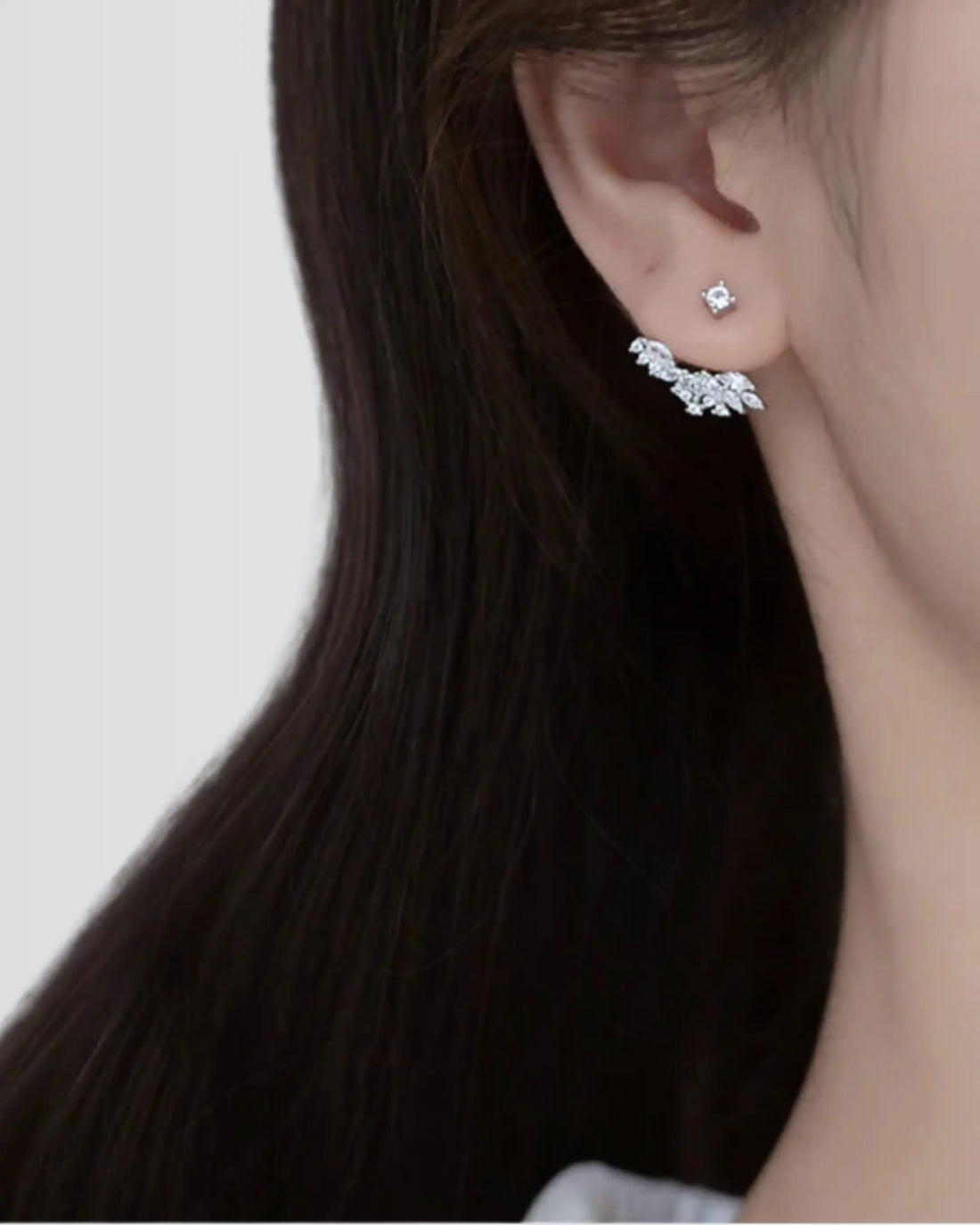 Glitter Glaze Elite Earrings - Silver Earrings by BLINGLANE