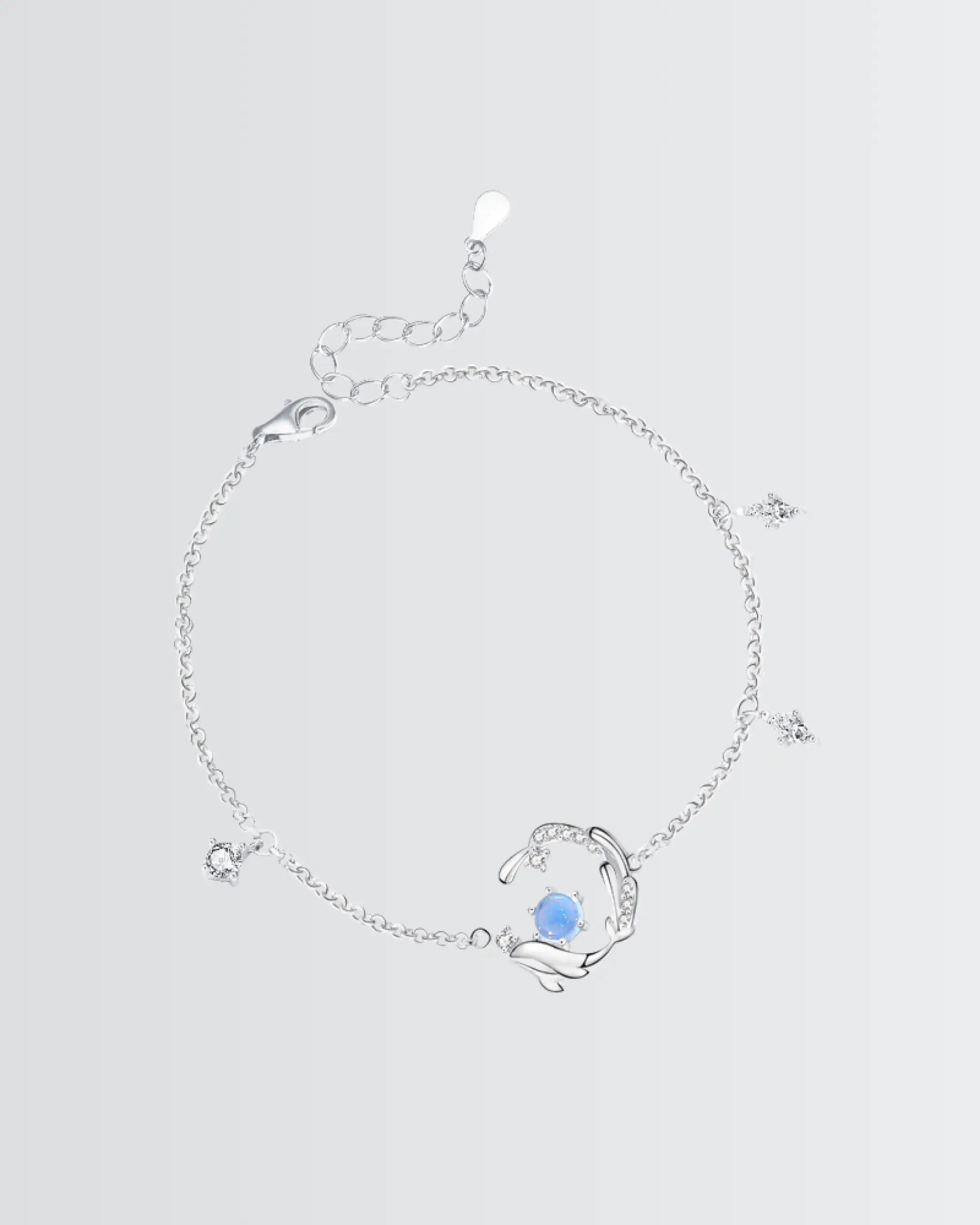 Grace In The Deep Bracelet - Silver Bracelet by BLINGLANE