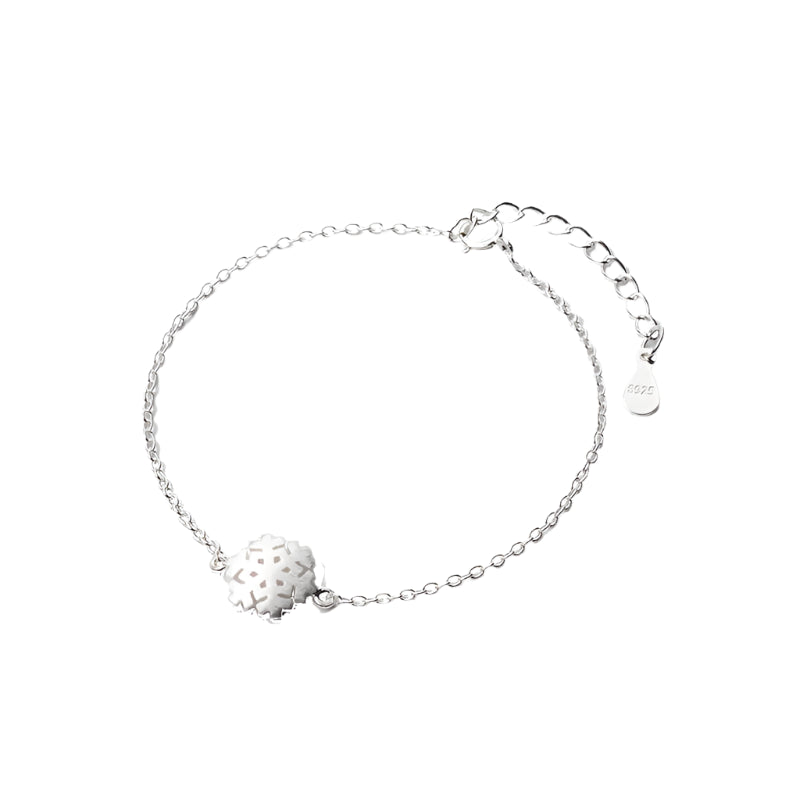 Frosted Snowflake Bracelet