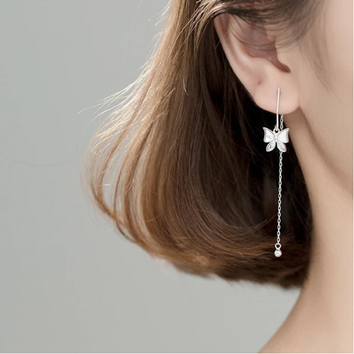 Butterfly Tassel Earrings