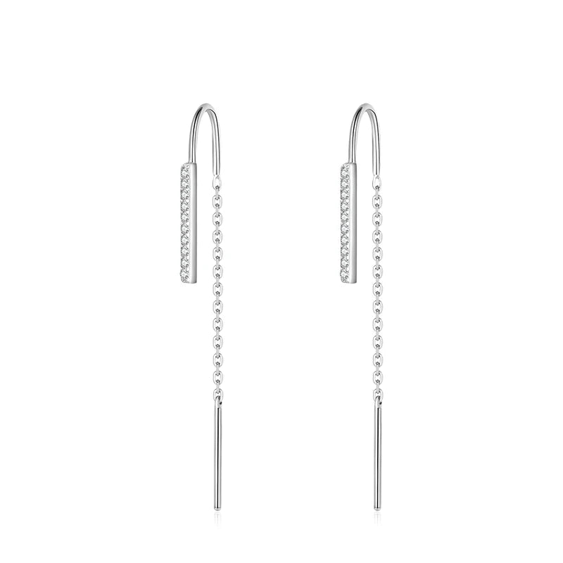 Sleek Bar Threader Earrings