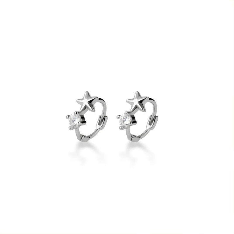 Starry Shine Mini Hoops
