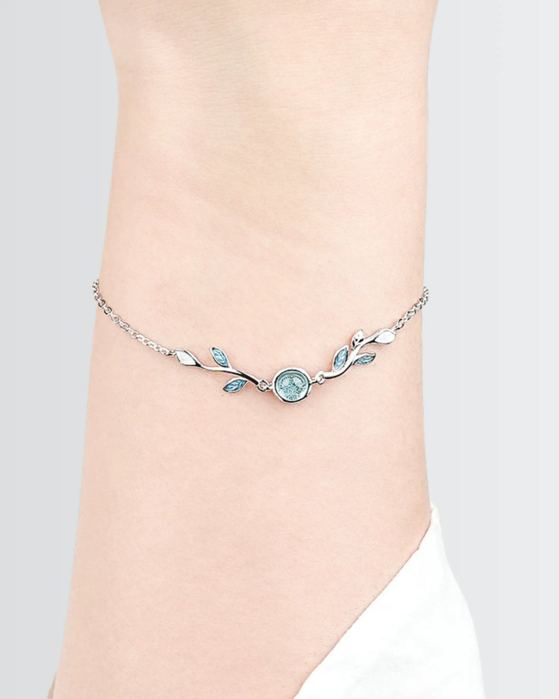 Leafline Elegance Bracelet - Silver Bracelet by BLINGLANE