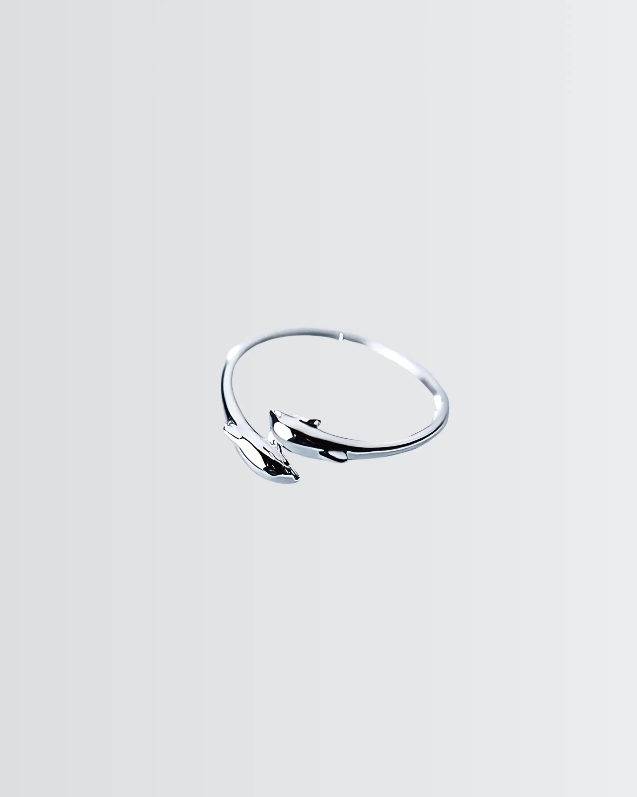 Leaping Through Seas Ring - Silver Ring by BLINGLANE
