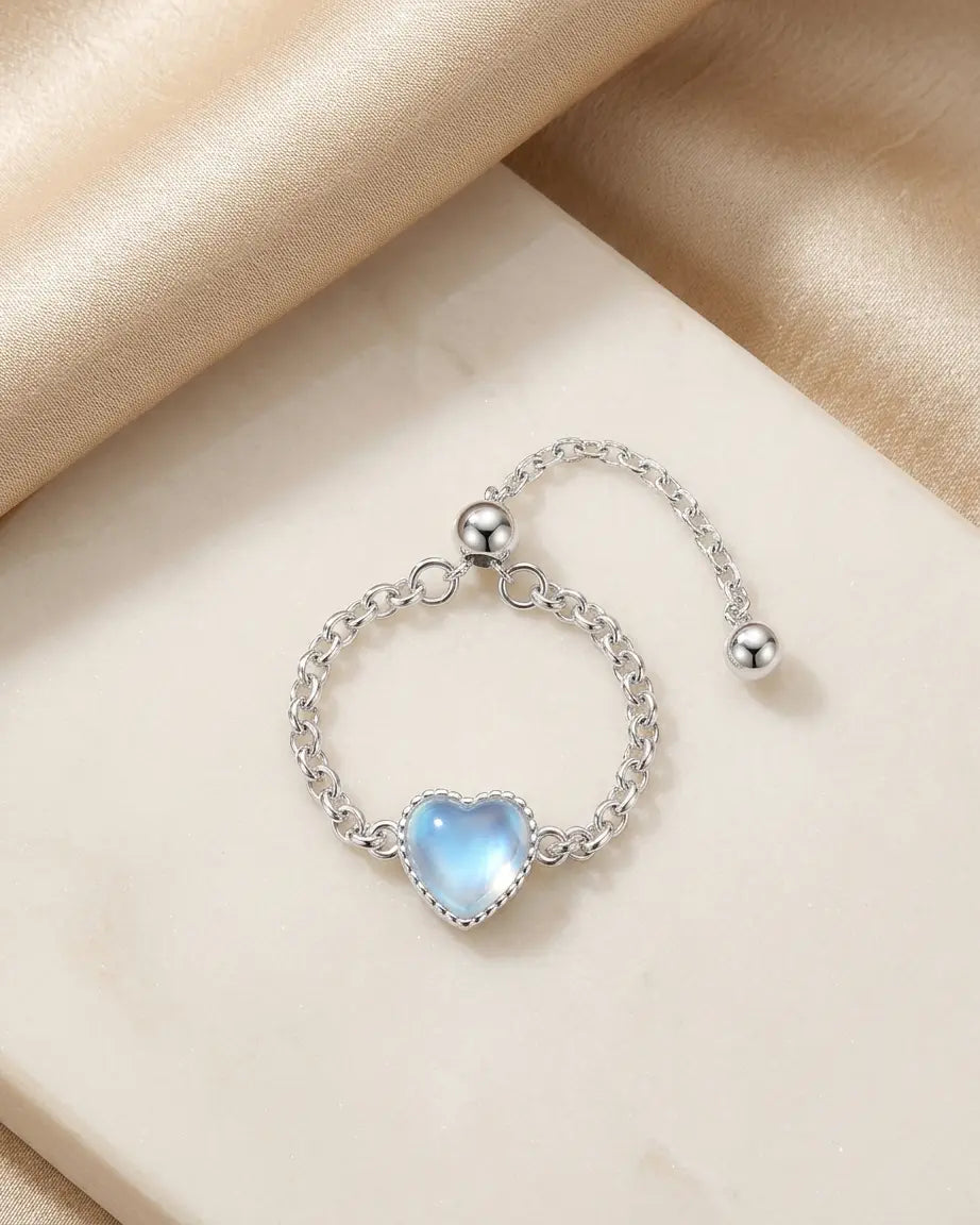 Linked By Love Chain Ring - Silver Ring by BLINGLANE