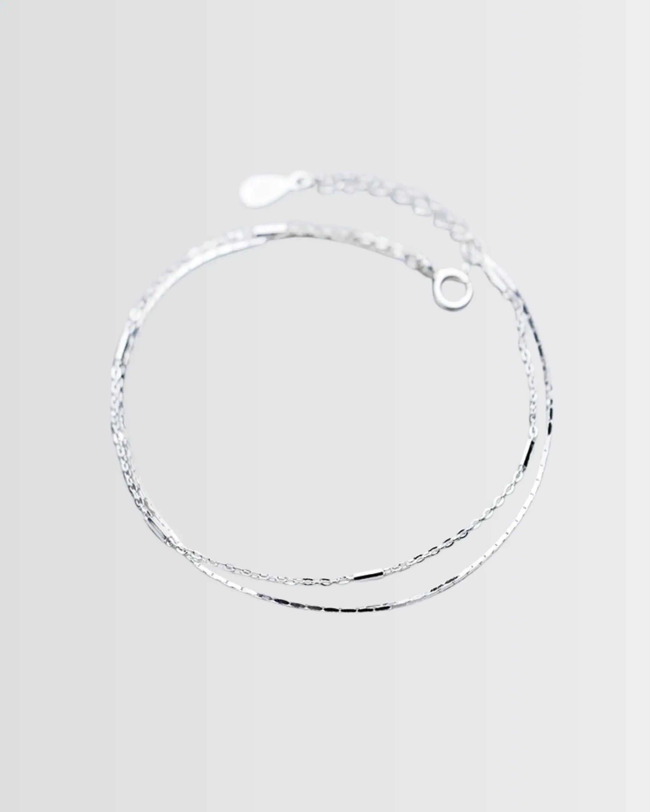 Luxe Lines Minimal Bracelet - Silver Bracelet by BLINGLANE