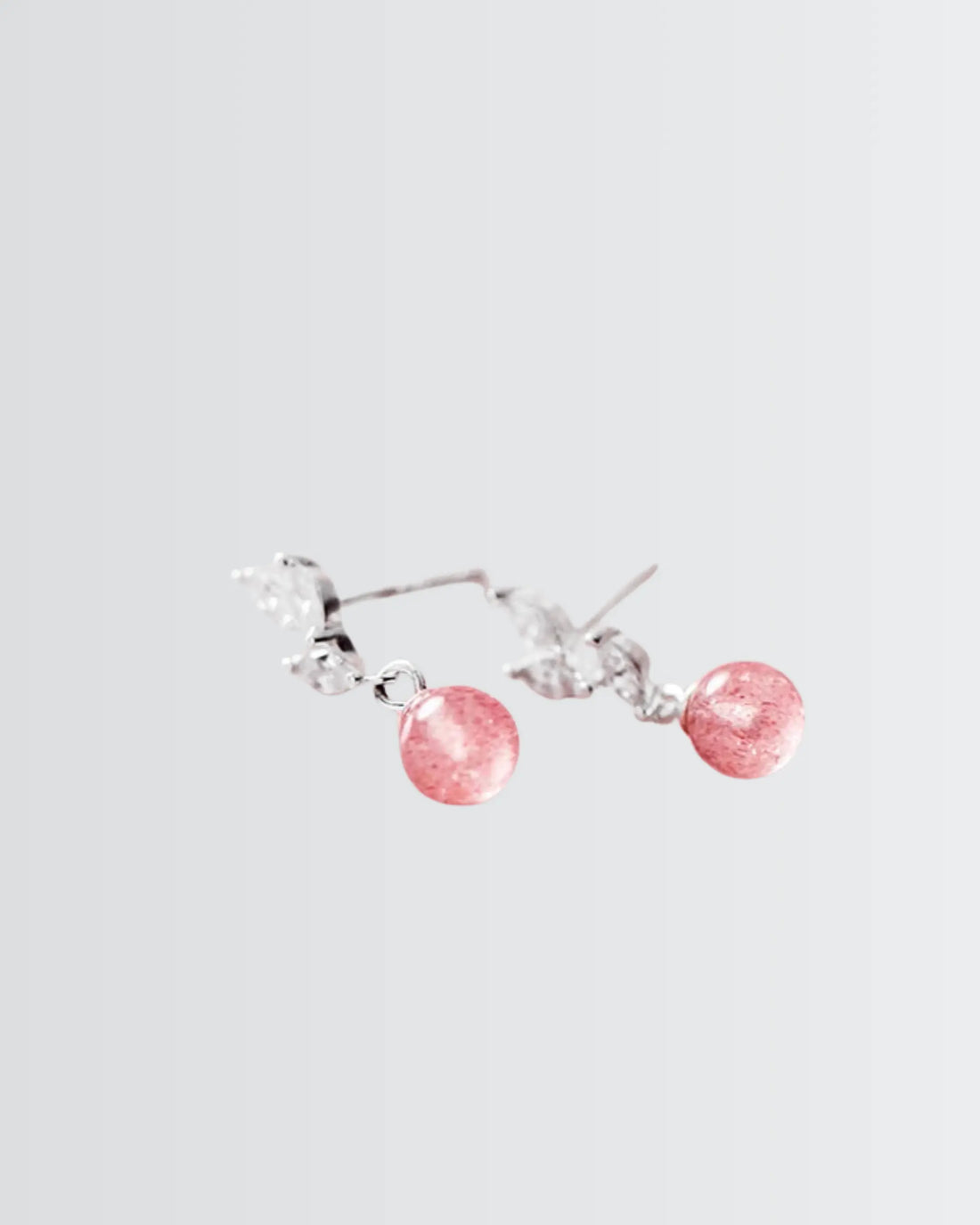 Minimal Leaflet Studs - Silver Earrings by BLINGLANE