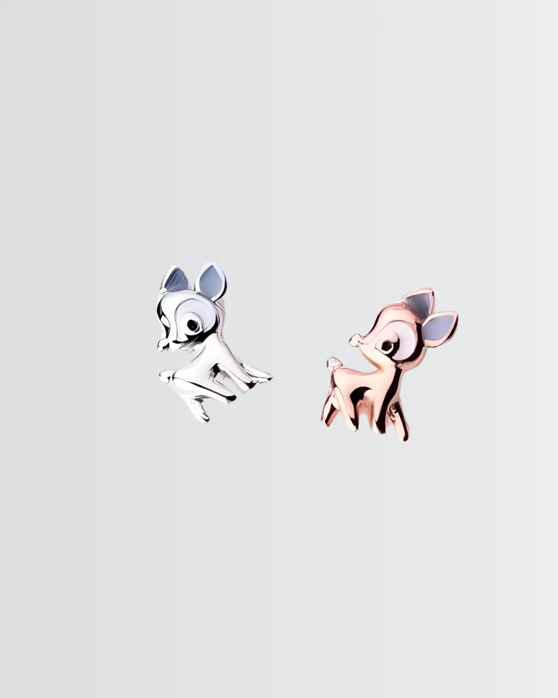 My Lil Deer Studs - Silver Earrings by BLINGLANE
