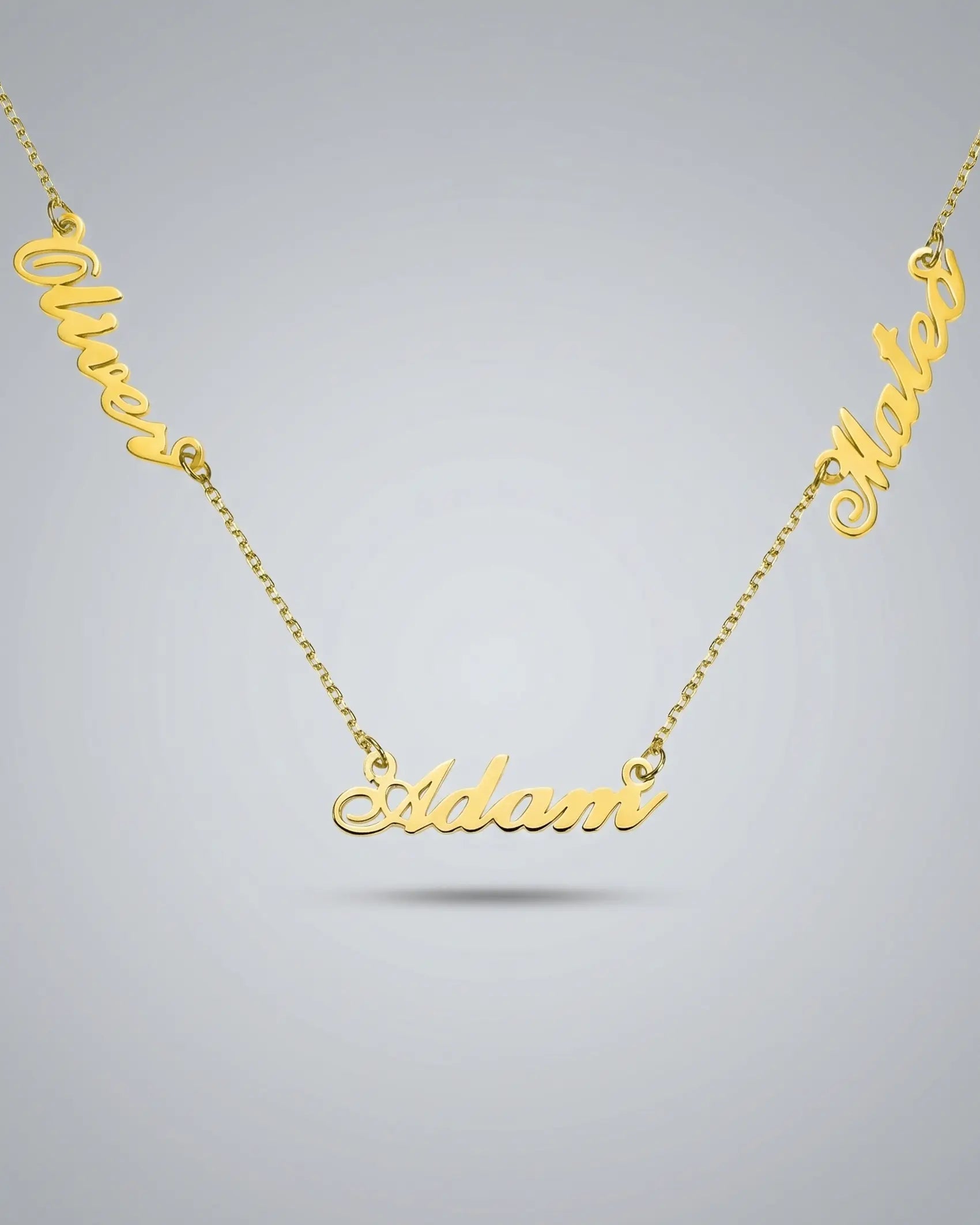 Personalize Three Names Necklace - Fashion Necklace by BLINGLANE