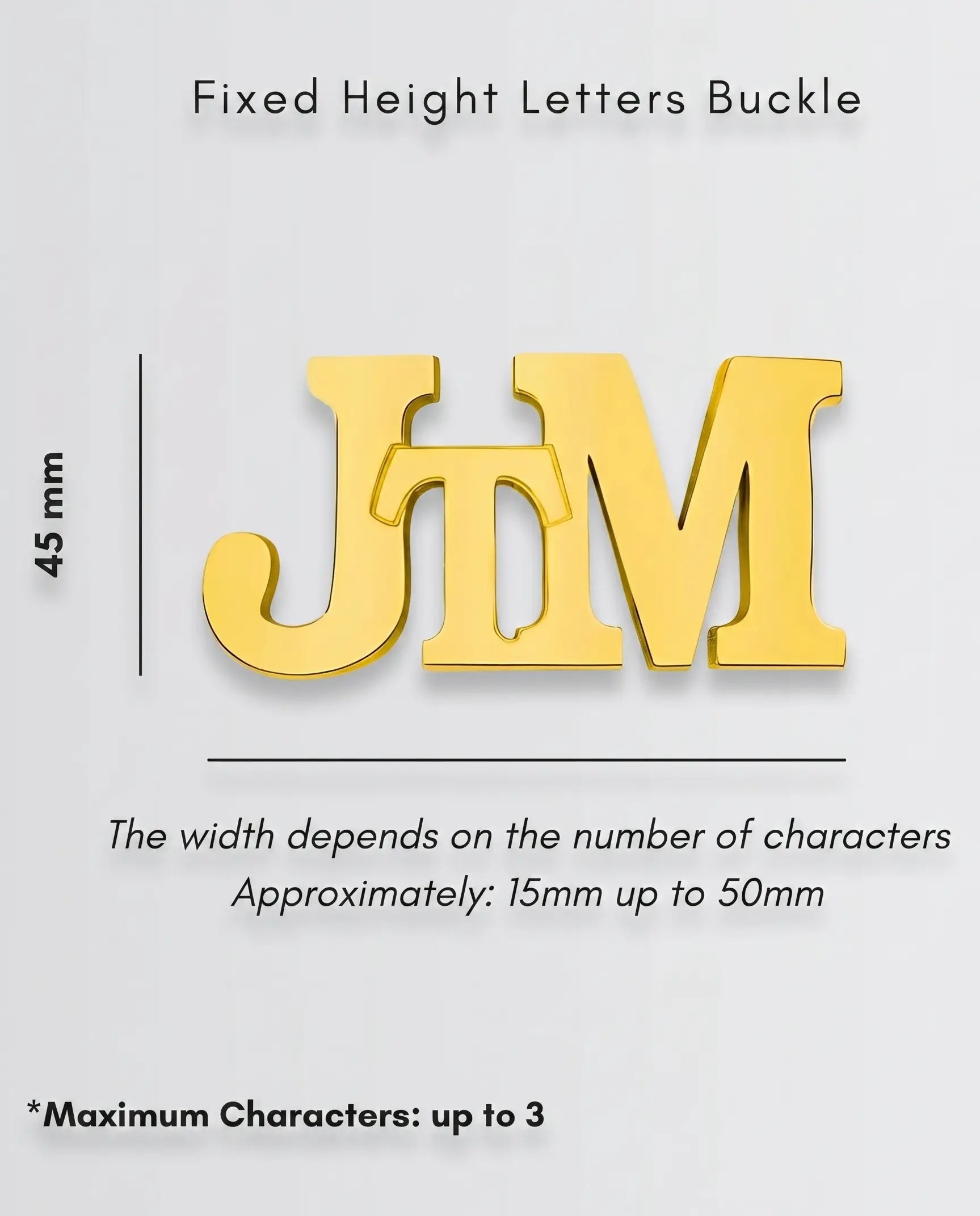Personalize Your 3D Letters Belt Buckle - Fashion Belt Buckle by BLINGLANE